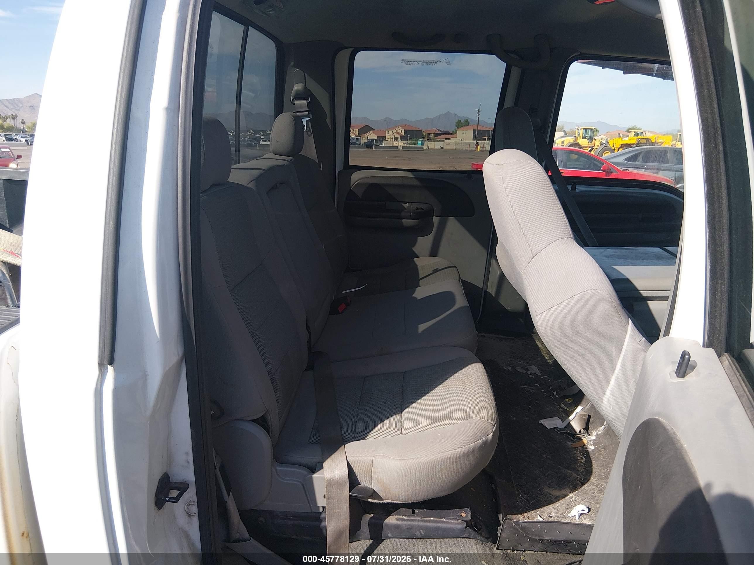 2006 Ford F-250 Lariat/xl/xlt White vin: 1FTSW21Y06EA81200