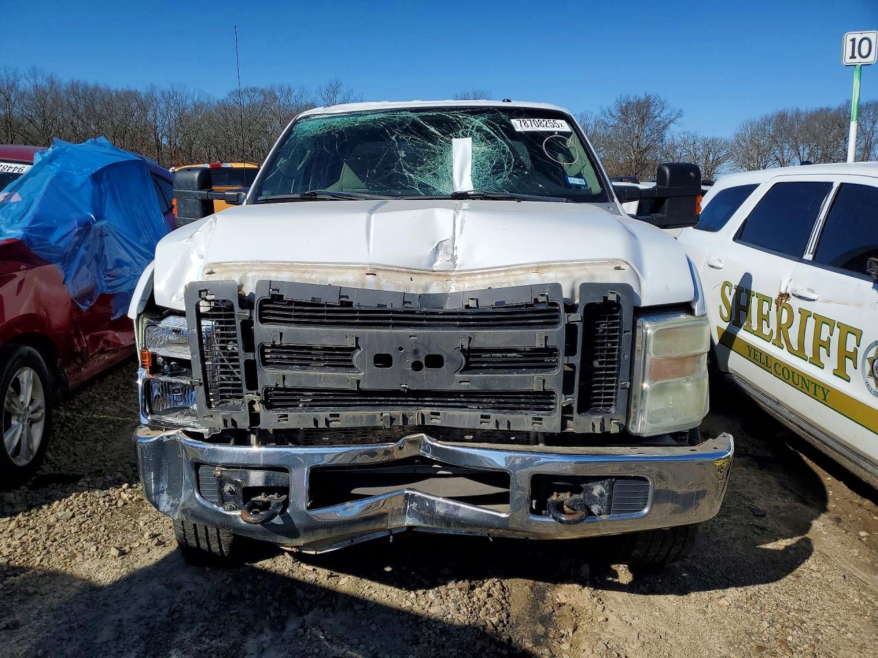 2008 Ford F250 Super Duty Белый vin: 1FTSW21Y08EB51393