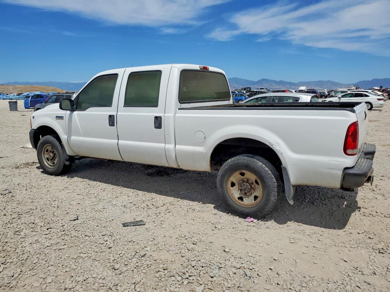 2006 Ford F250 Super Duty White vin: 1FTSW21Y66EB93077