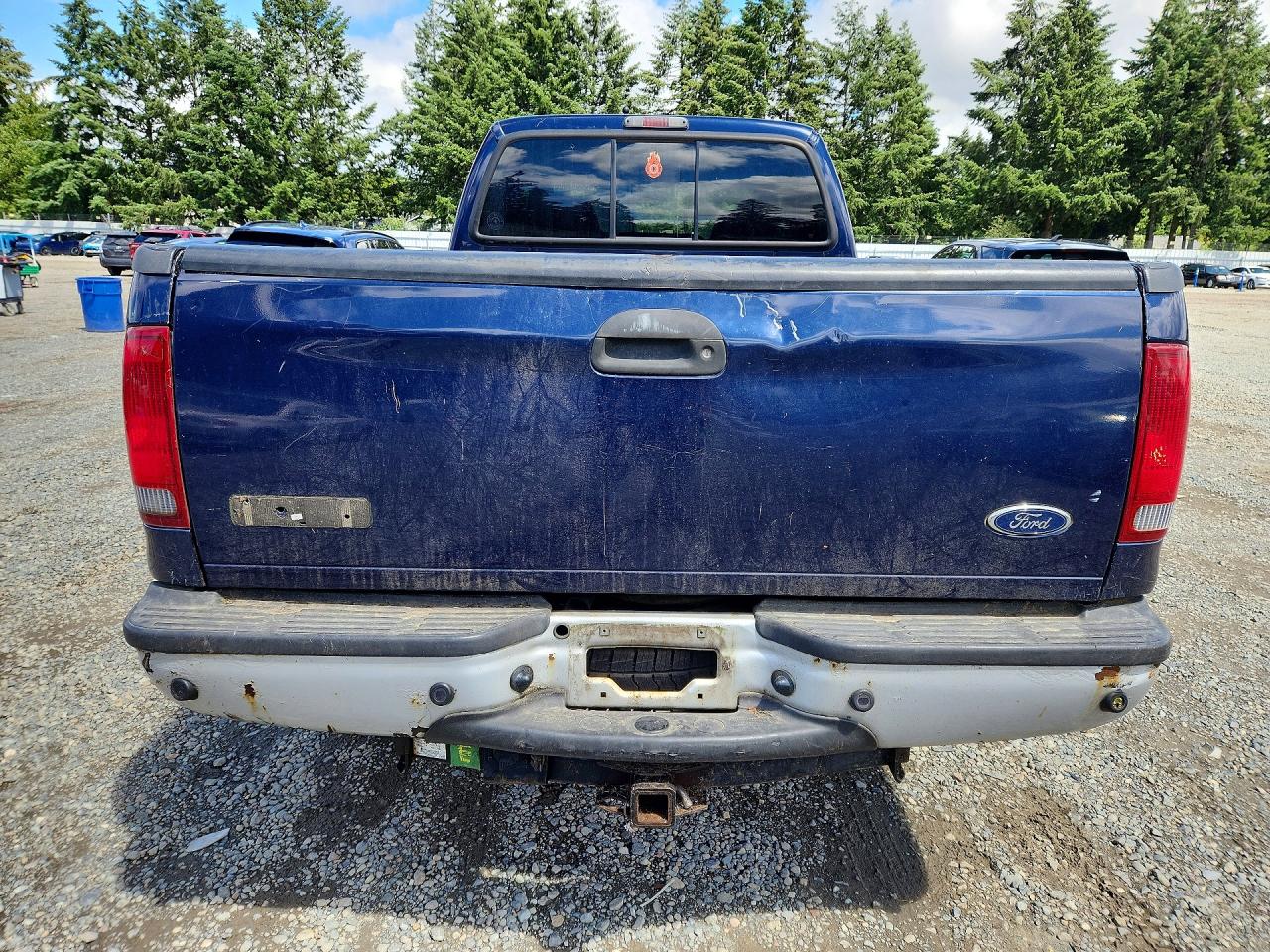 2006 Ford F250 Super Duty Blue vin: 1FTSW21Y66EC29110