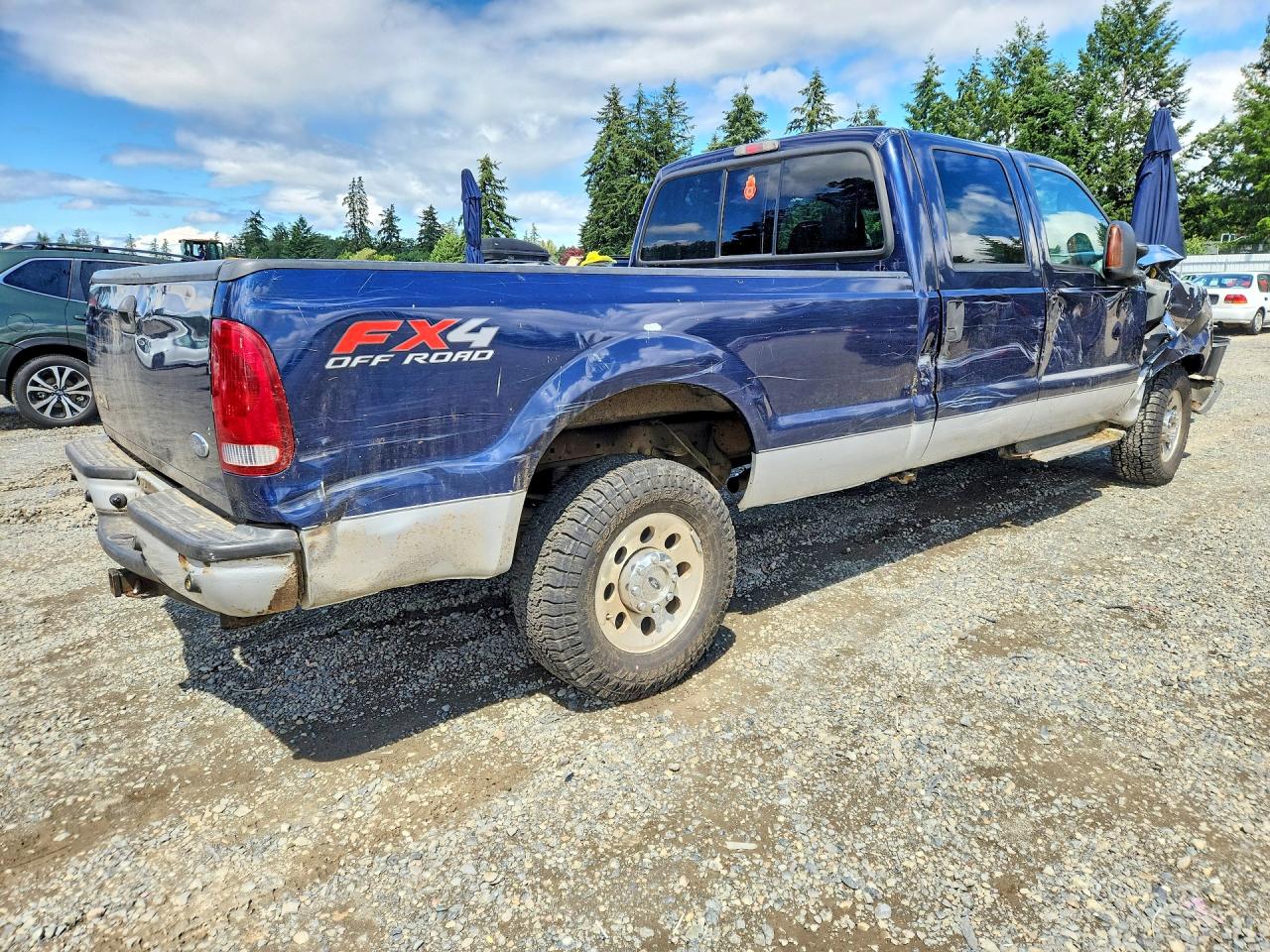 2006 Ford F250 Super Duty Blue vin: 1FTSW21Y66EC29110