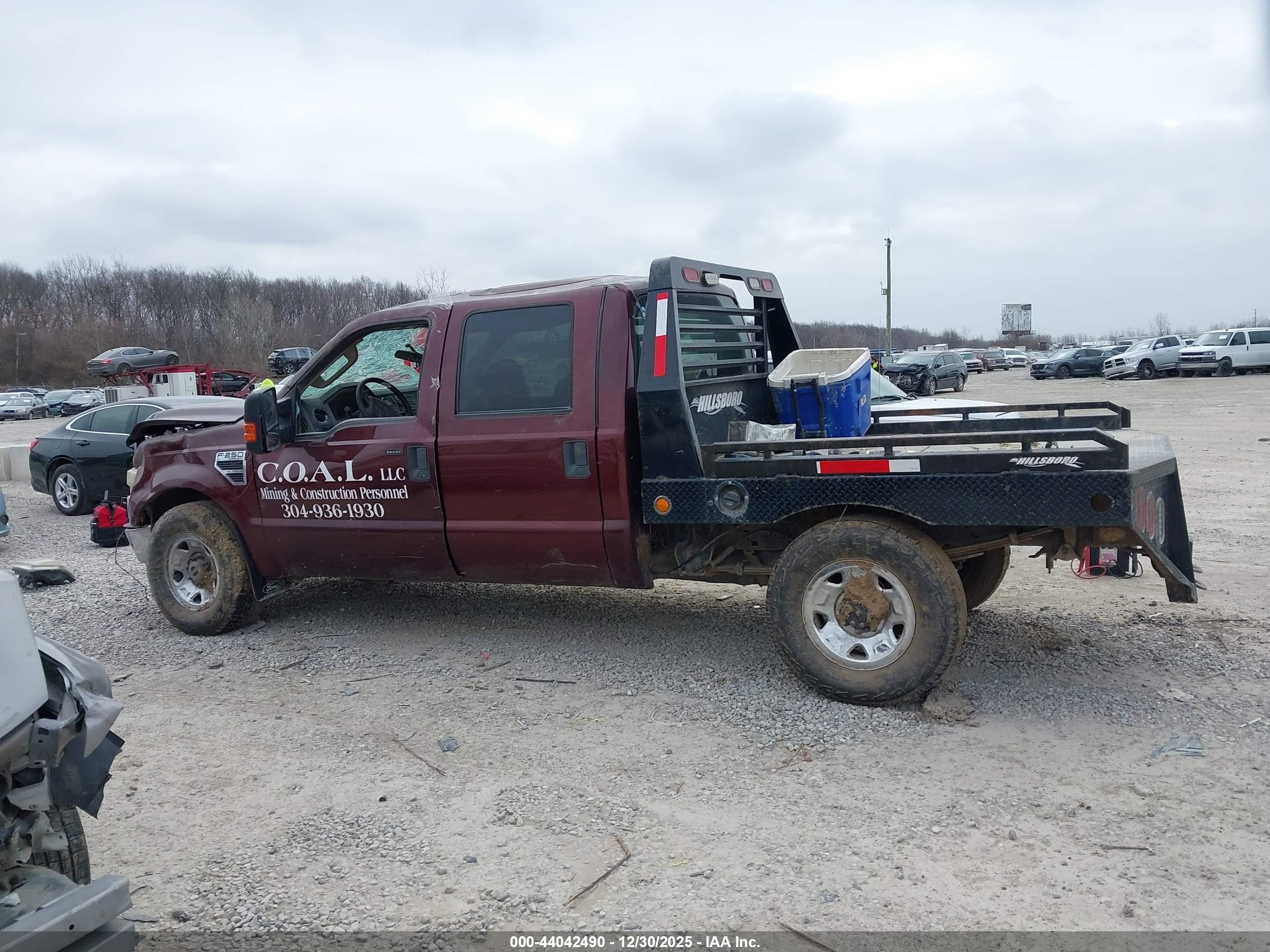 2009 Ford F-250 Fx4/harley-davidson/king Ranch/lariat/xl/xlt Maroon vin: 1FTSW21Y99EB18572