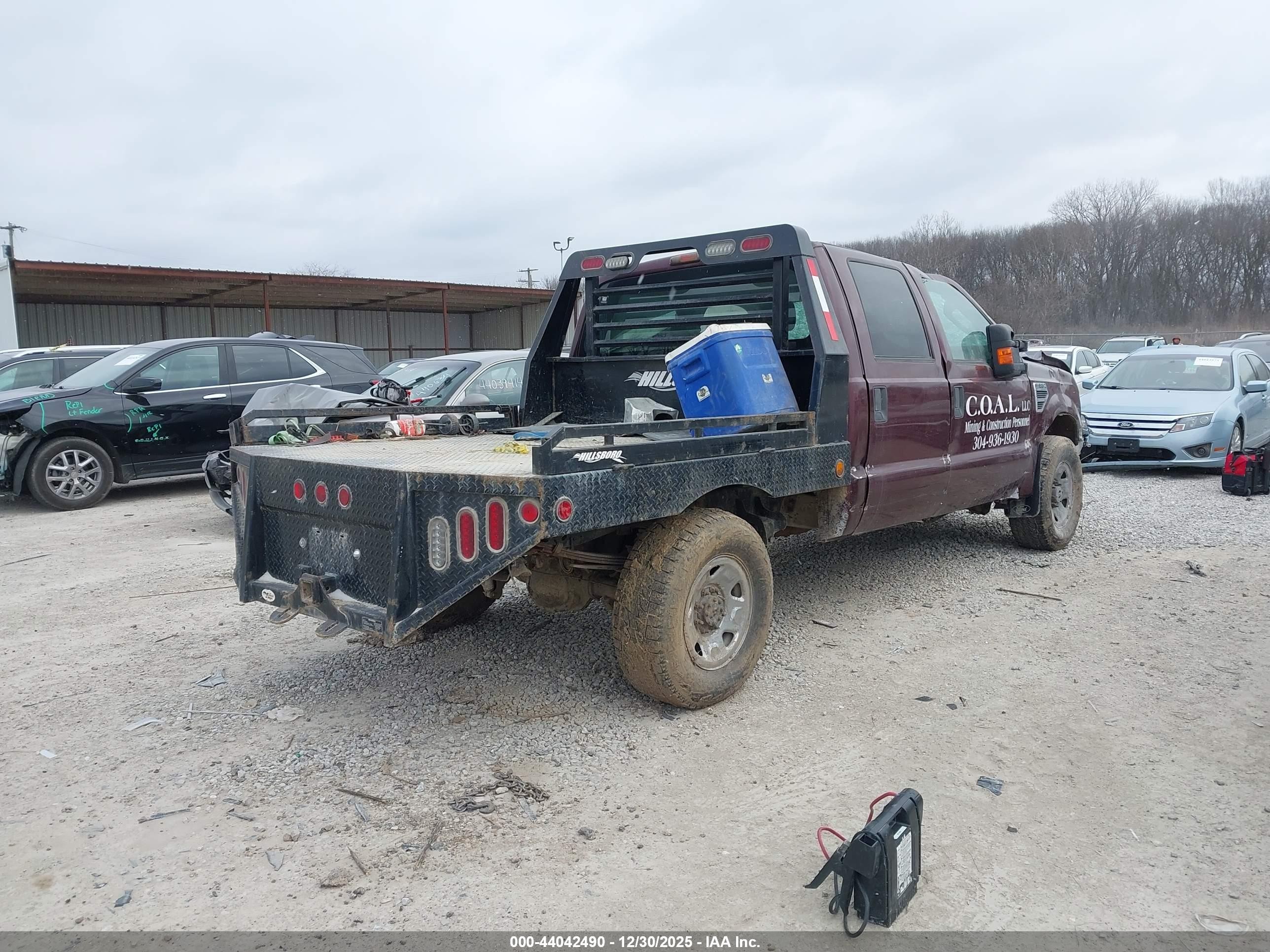2009 Ford F-250 Fx4/harley-davidson/king Ranch/lariat/xl/xlt Maroon vin: 1FTSW21Y99EB18572