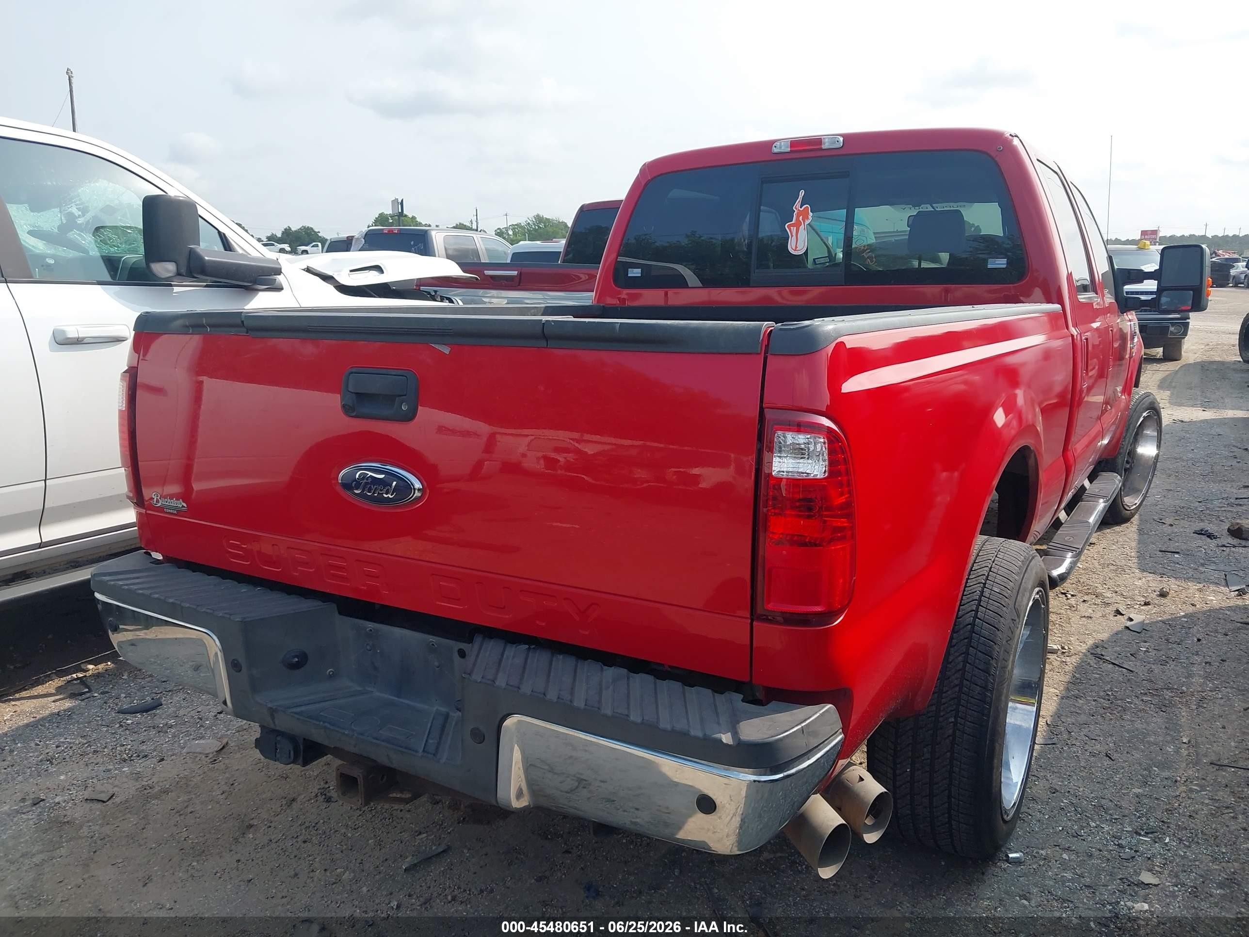 2010 Ford Super Duty F-250 Srw King Ranch/lariat/xl/xlt Red vin: 1FTSW2AR0AEB13421