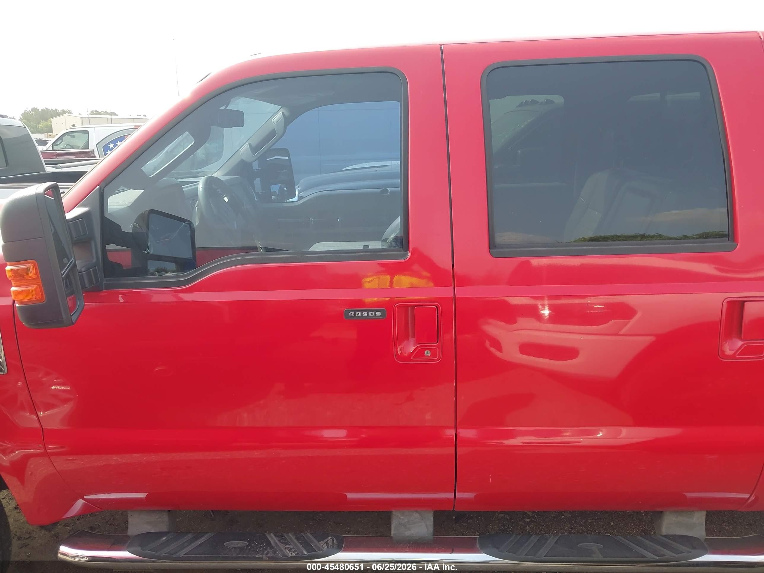 2010 Ford Super Duty F-250 Srw King Ranch/lariat/xl/xlt Red vin: 1FTSW2AR0AEB13421