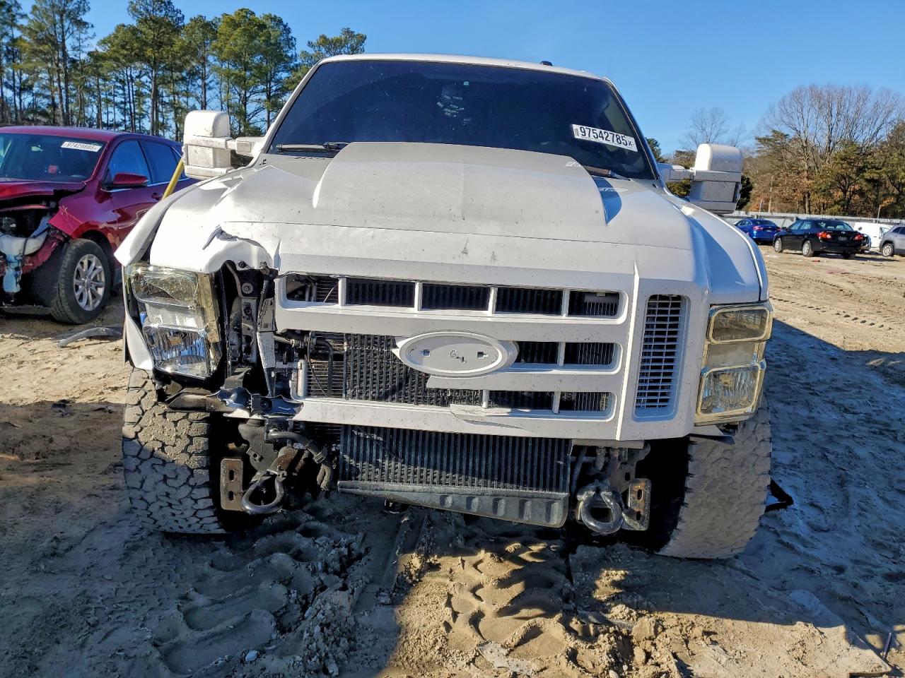 2010 Ford F250 Super Duty Белый vin: 1FTSW2AR8AEA62458