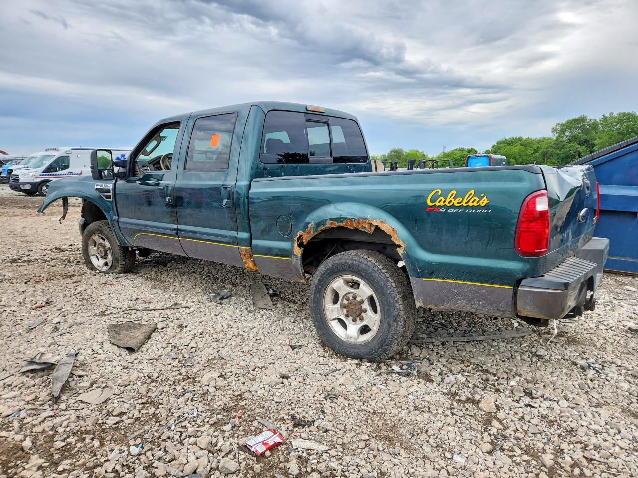 2010 Ford F250 Super Duty Green vin: 1FTSW2B50AEA06431