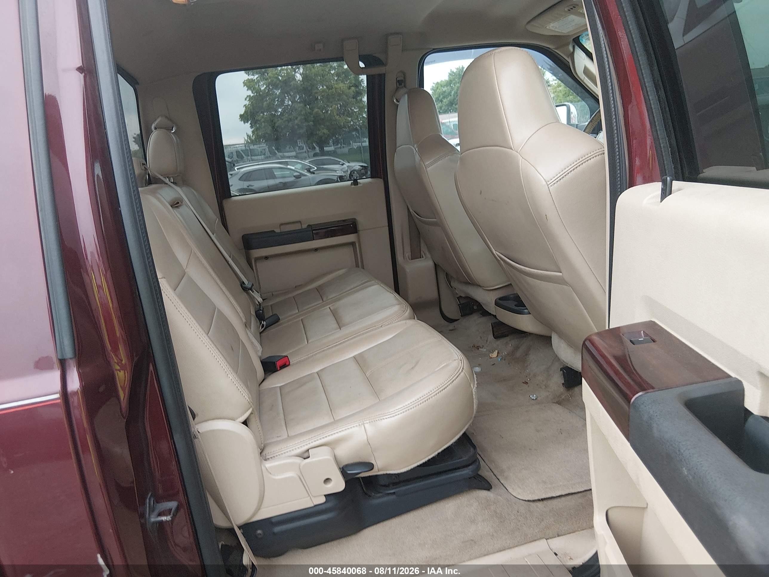 2010 Ford Super Duty F-250 Srw Cabelas/king Ranch/lariat/xl/xlt Burgundy vin: 1FTSW2B50AEB41697