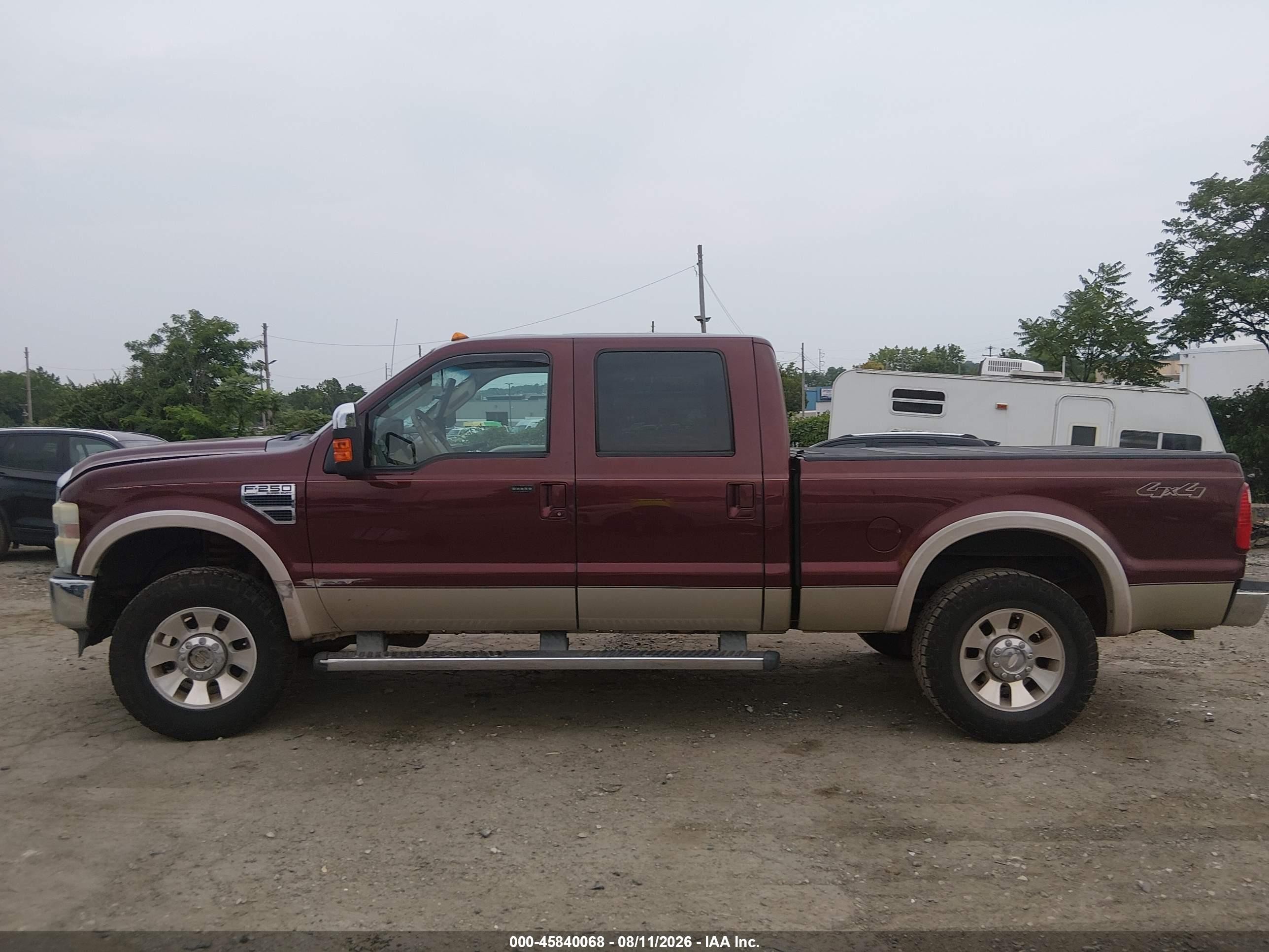 2010 Ford Super Duty F-250 Srw Cabelas/king Ranch/lariat/xl/xlt Burgundy vin: 1FTSW2B50AEB41697