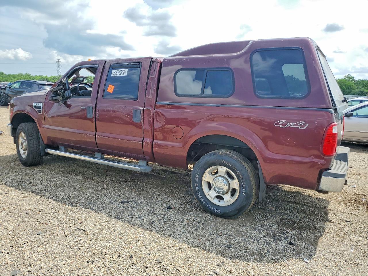 2010 Ford F250 Super Duty Бордовый vin: 1FTSW2B51AEA09161