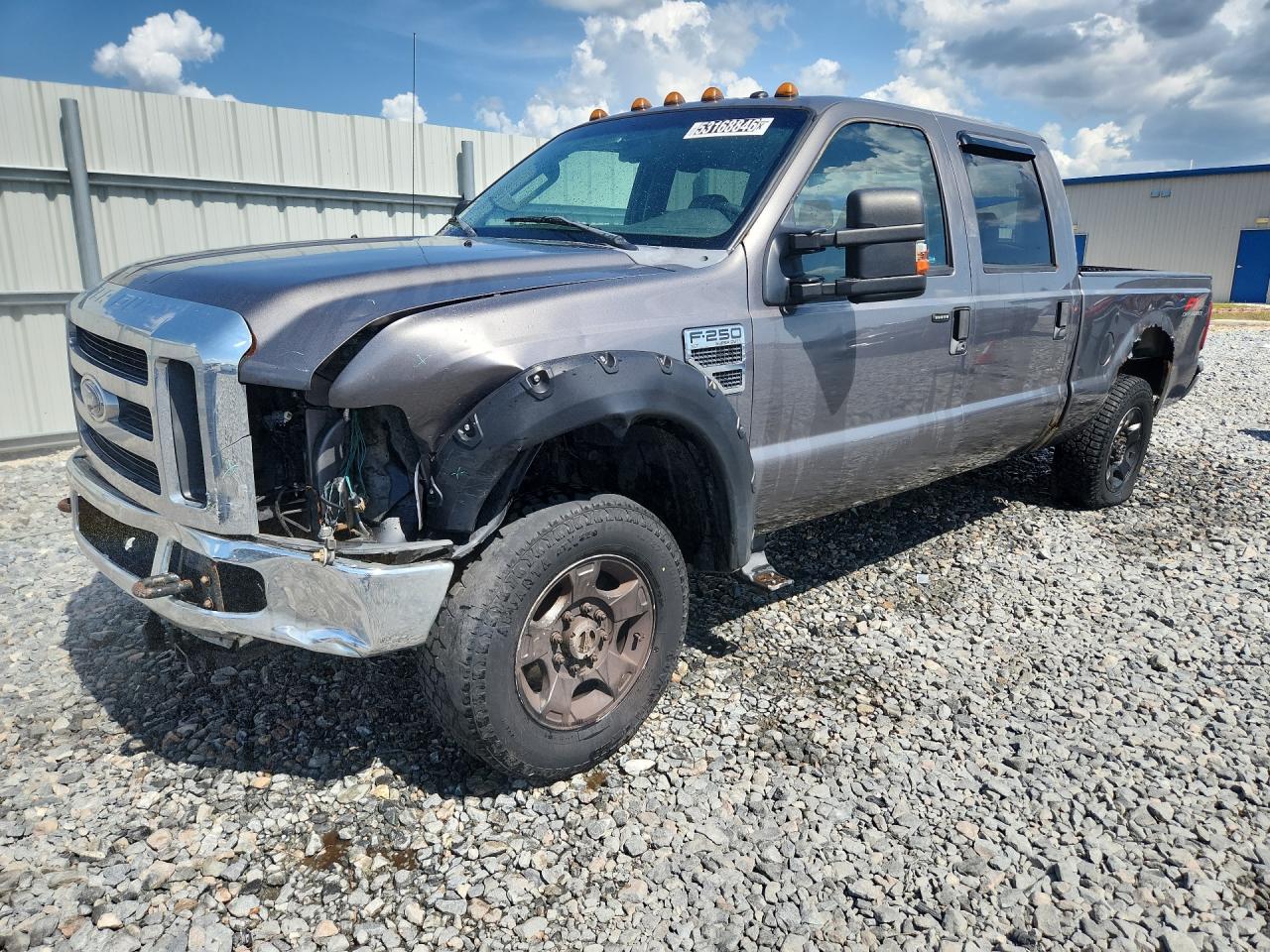 2010 Ford F250 Super Duty Gray vin: 1FTSW2B51AEA18765 Damage: Grille, Broken, Replacement Required