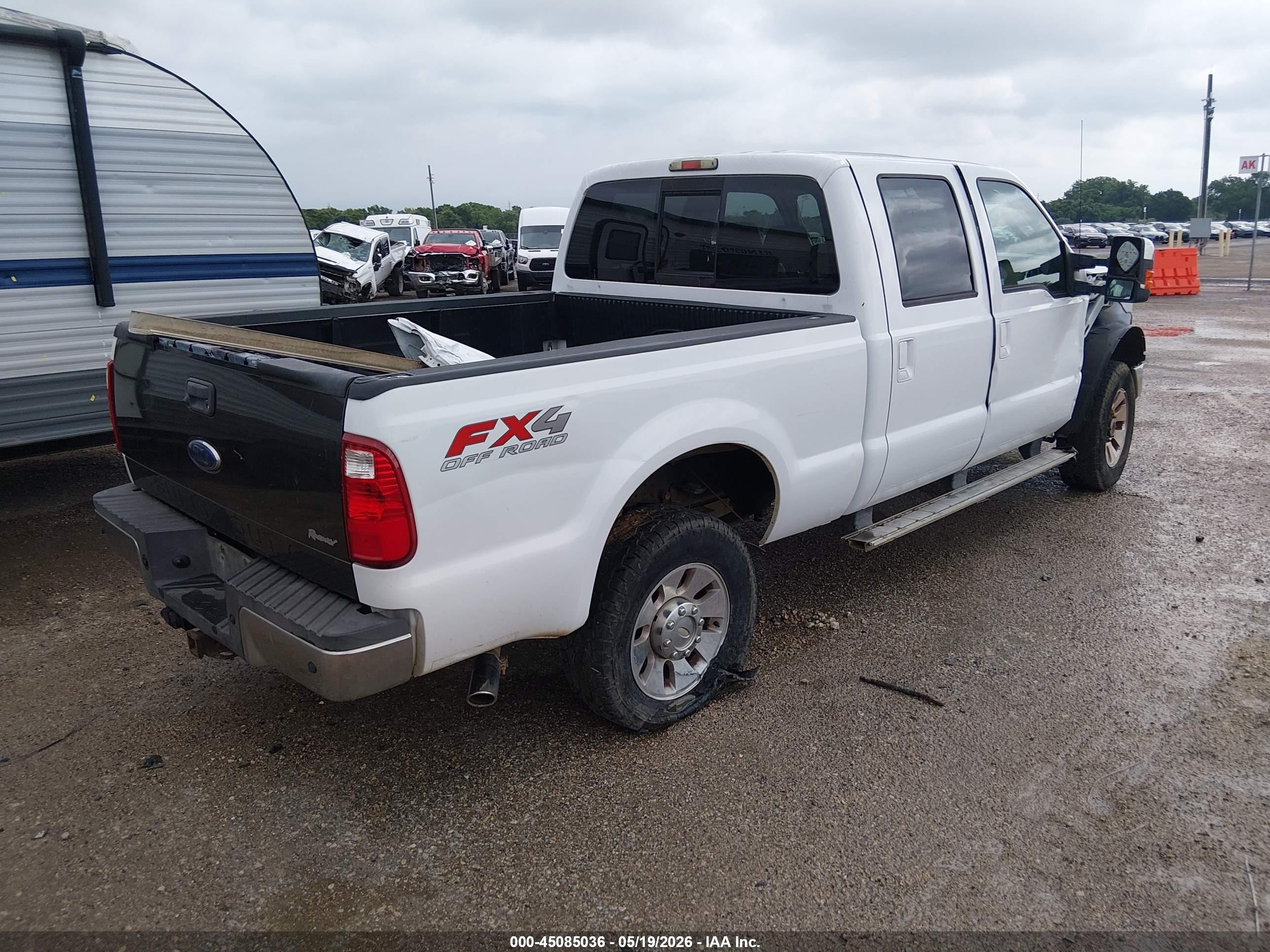 2010 Ford F-250 Cabela's/king Ranch/lariat/xl/xlt White vin: 1FTSW2B57AEA09410