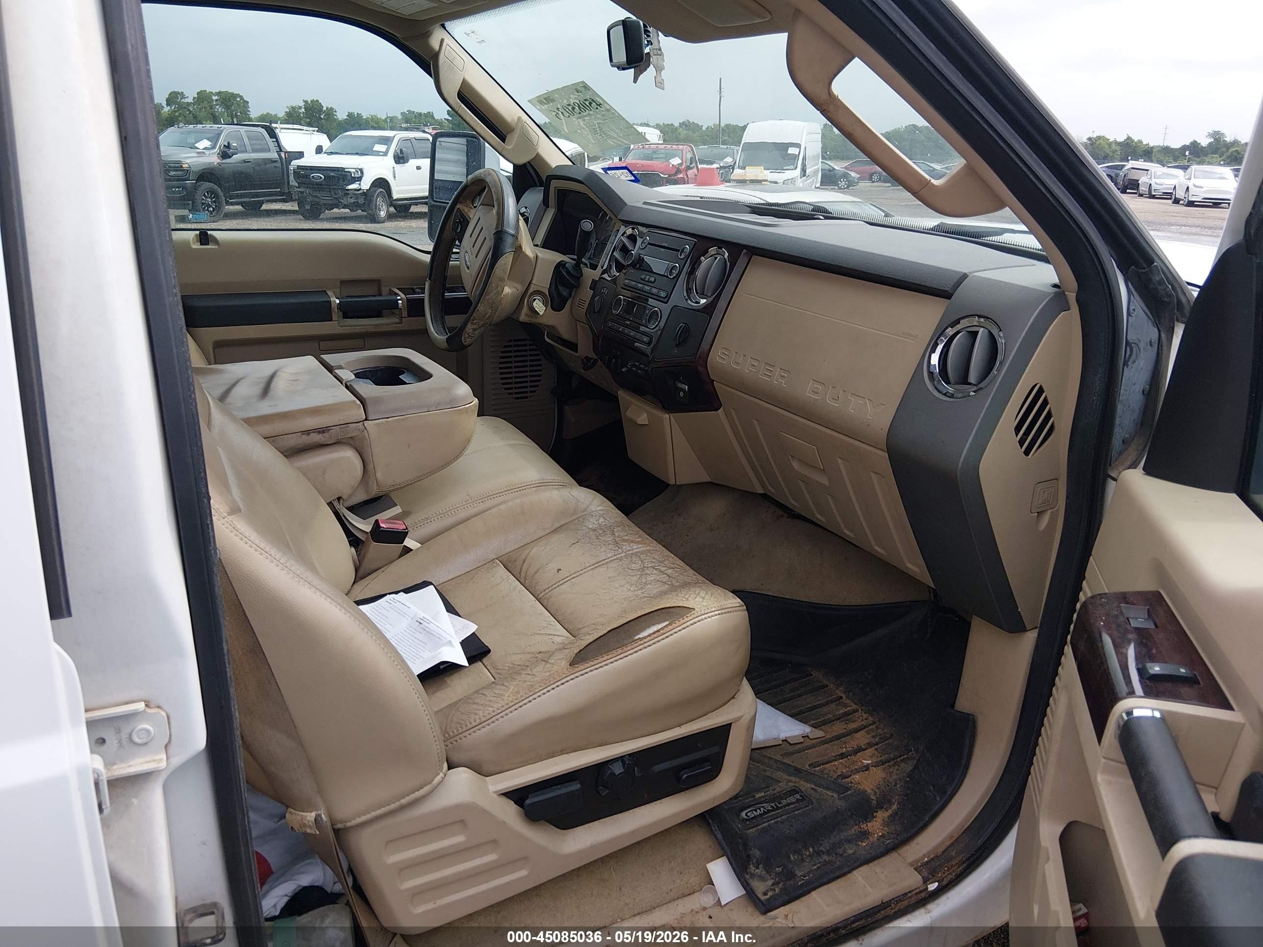 2010 Ford F-250 Cabela's/king Ranch/lariat/xl/xlt White vin: 1FTSW2B57AEA09410