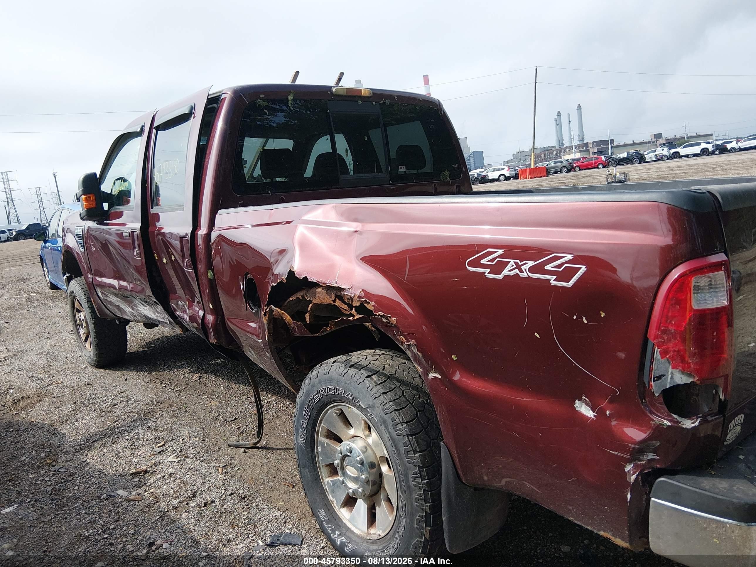 2010 Ford Super Duty F-250 Srw Cabelas/king Ranch/lariat/xl/xlt Maroon vin: 1FTSW2B5XAEB10165