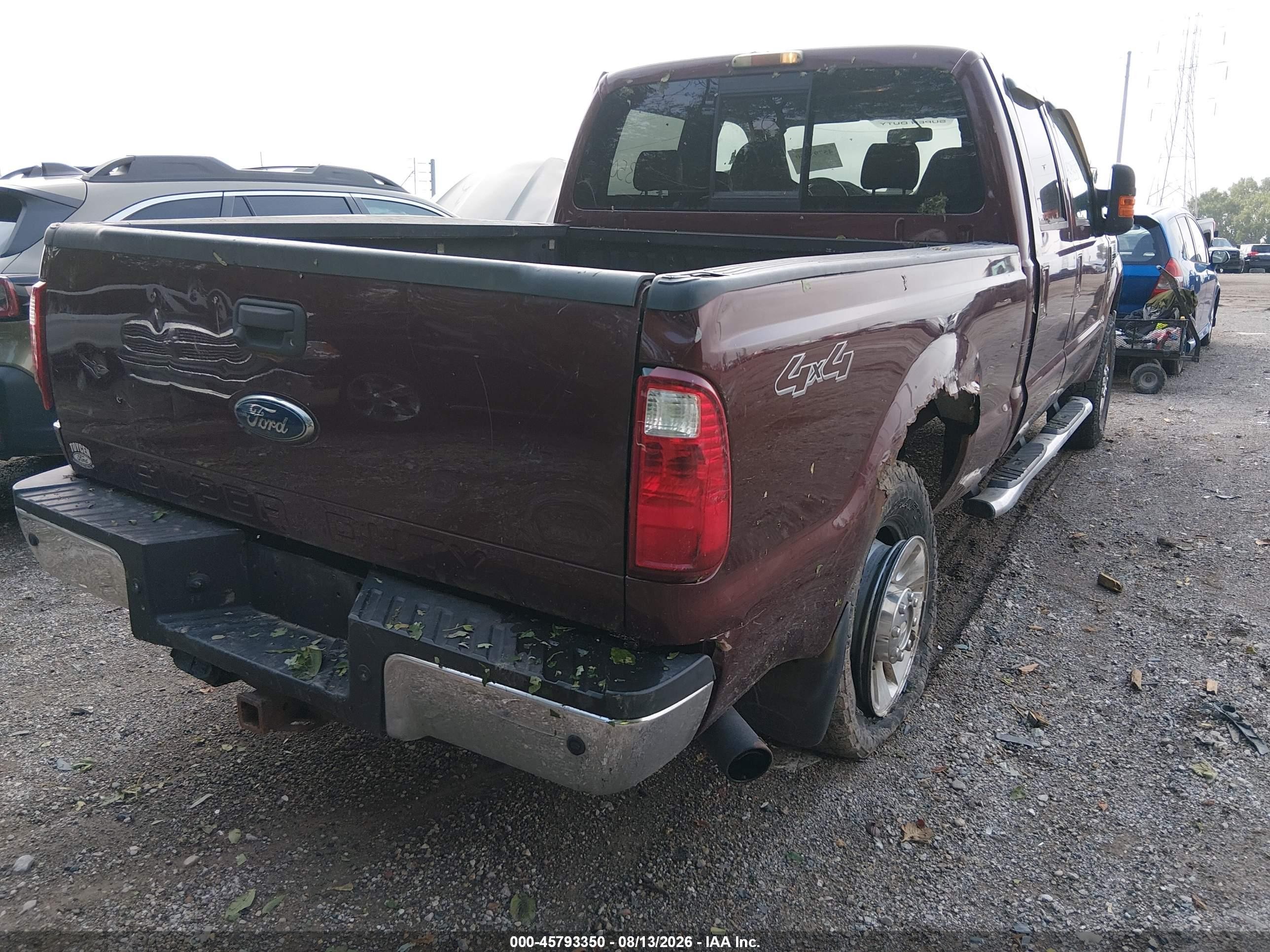 2010 Ford Super Duty F-250 Srw Cabelas/king Ranch/lariat/xl/xlt Maroon vin: 1FTSW2B5XAEB10165