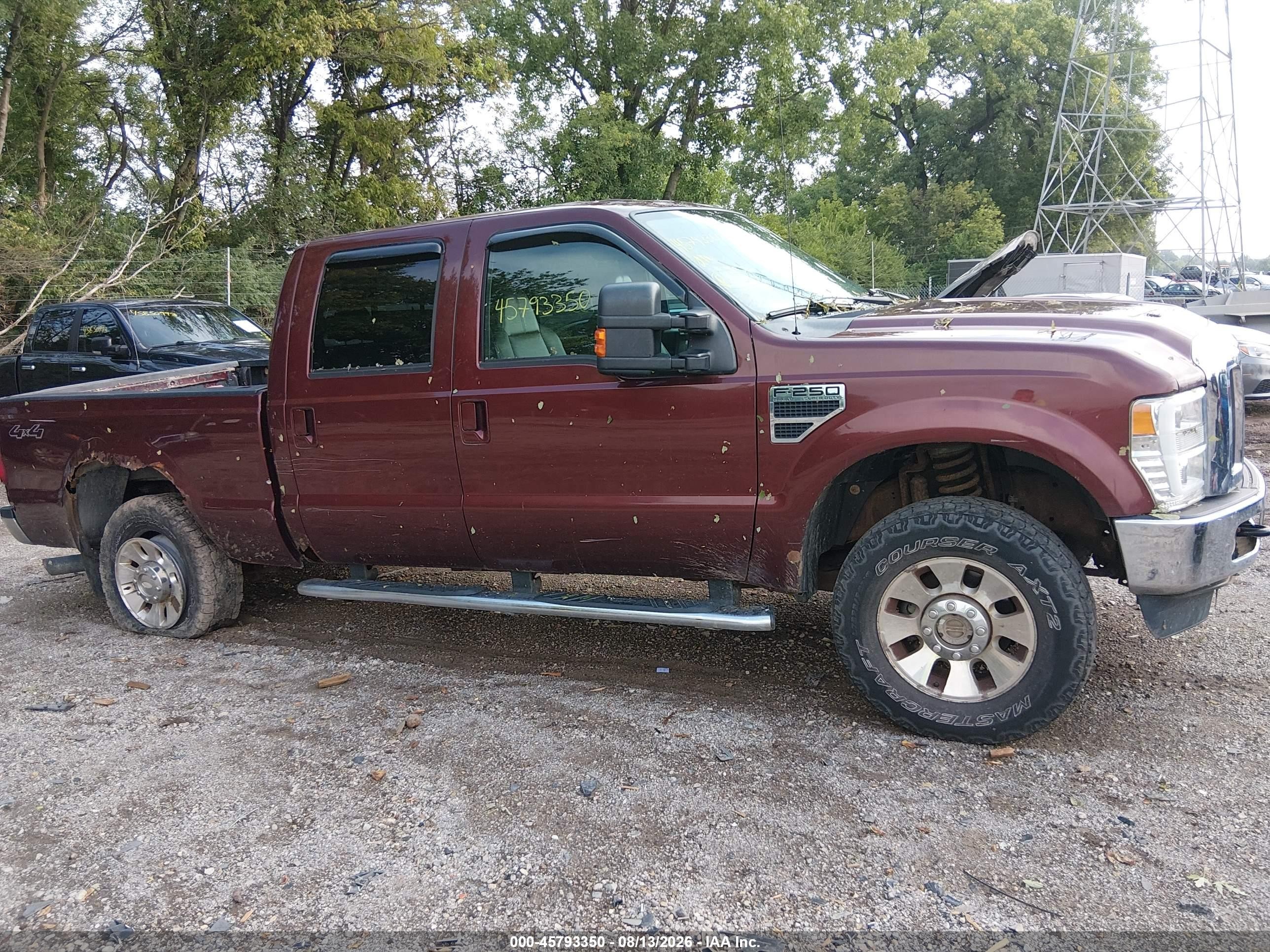 2010 Ford Super Duty F-250 Srw Cabelas/king Ranch/lariat/xl/xlt Maroon vin: 1FTSW2B5XAEB10165