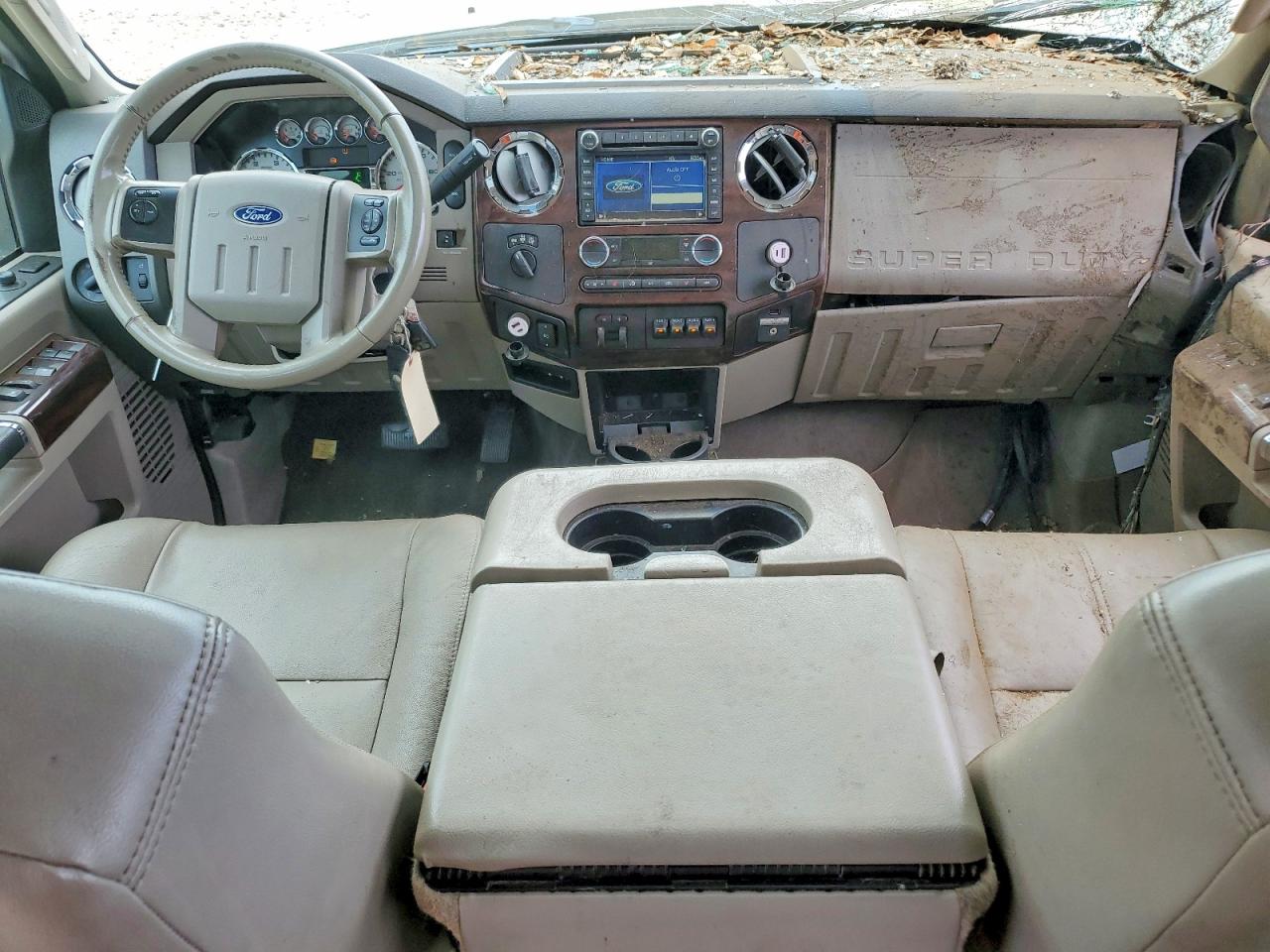 2010 Ford F250 Super Duty White vin: 1FTSW2BR1AEA04092