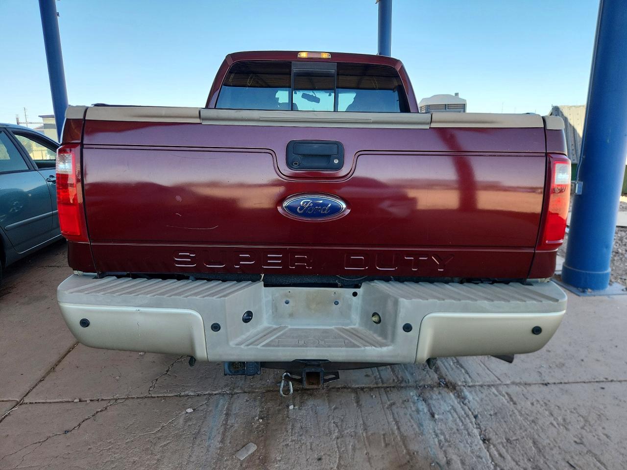 2010 Ford F250 Super Duty Burgundy vin: 1FTSW2BR1AEB14818