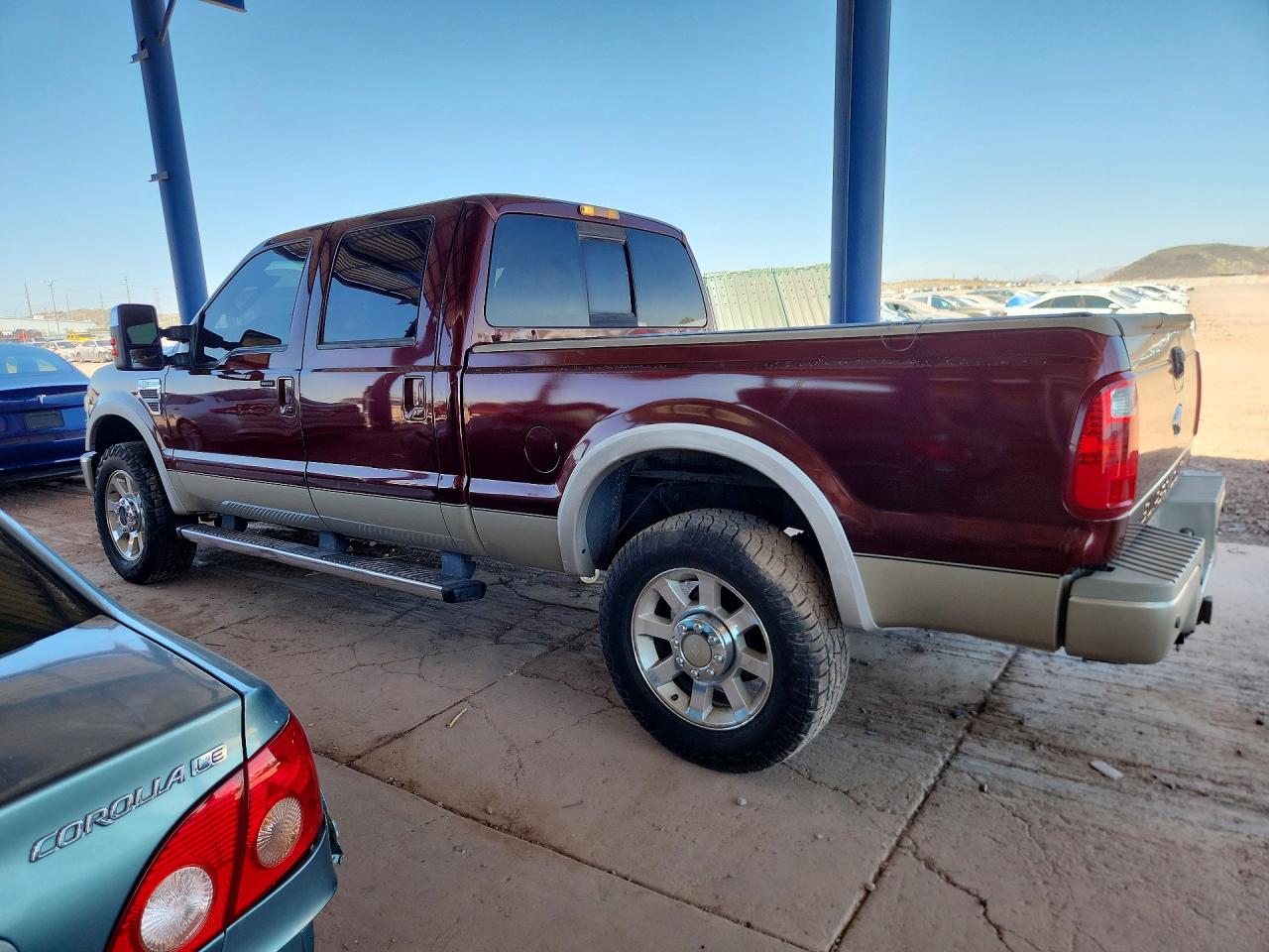 2010 Ford F250 Super Duty Burgundy vin: 1FTSW2BR1AEB14818