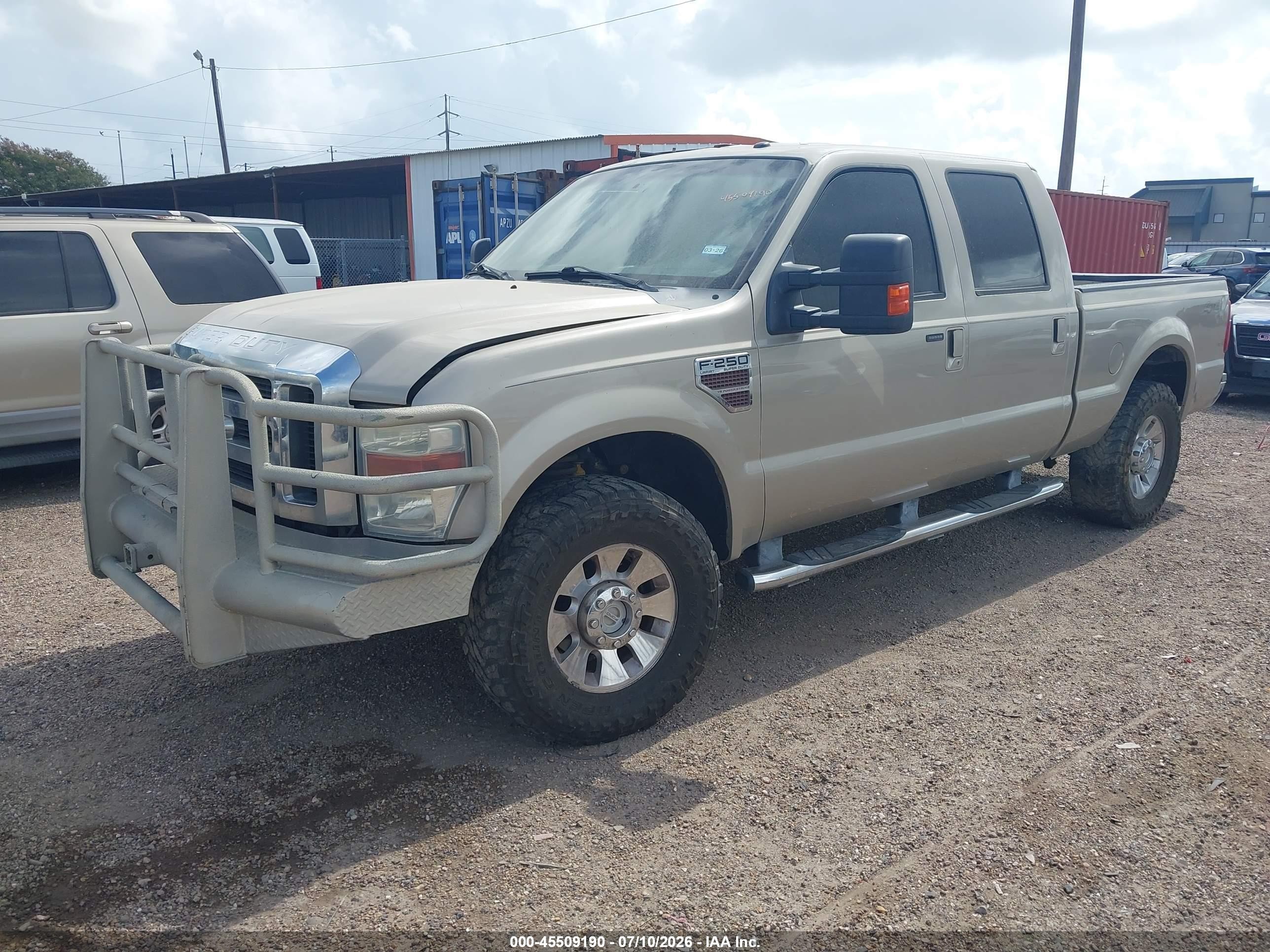 2010 Ford F-250 Cabela's/harley-davidson/king Ranch/lariat/xl/xlt Желто-коричневый vin: 1FTSW2BR1AEB32364