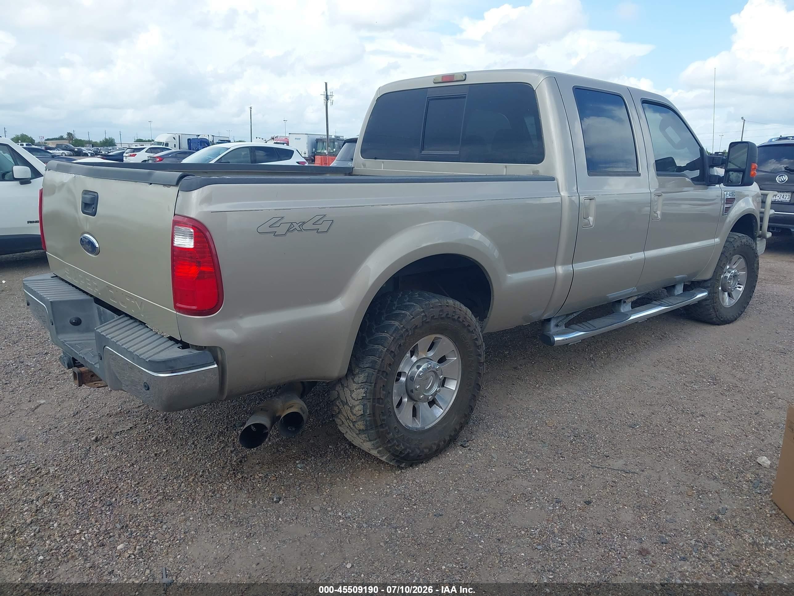 2010 Ford F-250 Cabela's/harley-davidson/king Ranch/lariat/xl/xlt Желто-коричневый vin: 1FTSW2BR1AEB32364