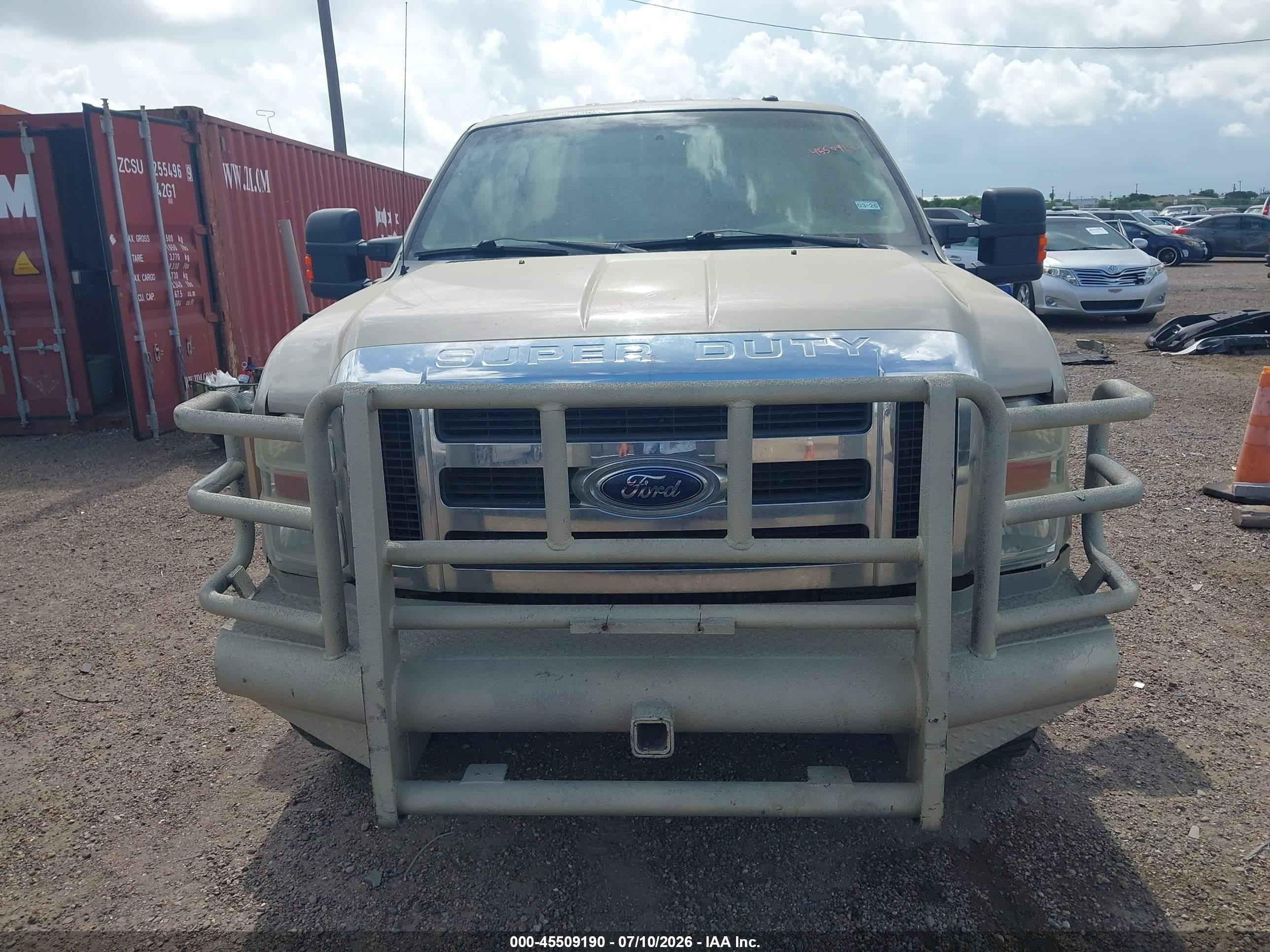 2010 Ford F-250 Cabela's/harley-davidson/king Ranch/lariat/xl/xlt Желто-коричневый vin: 1FTSW2BR1AEB32364