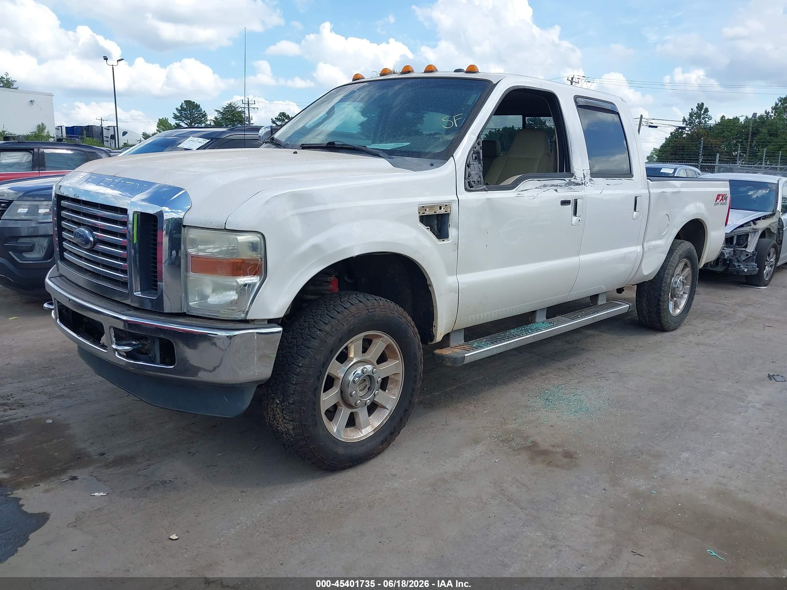 2010 Ford Super Duty F-250 Srw Cabelas/harley-davidson/king Ranch/lariat/xl/xlt White vin: 1FTSW2BR2AEA62292