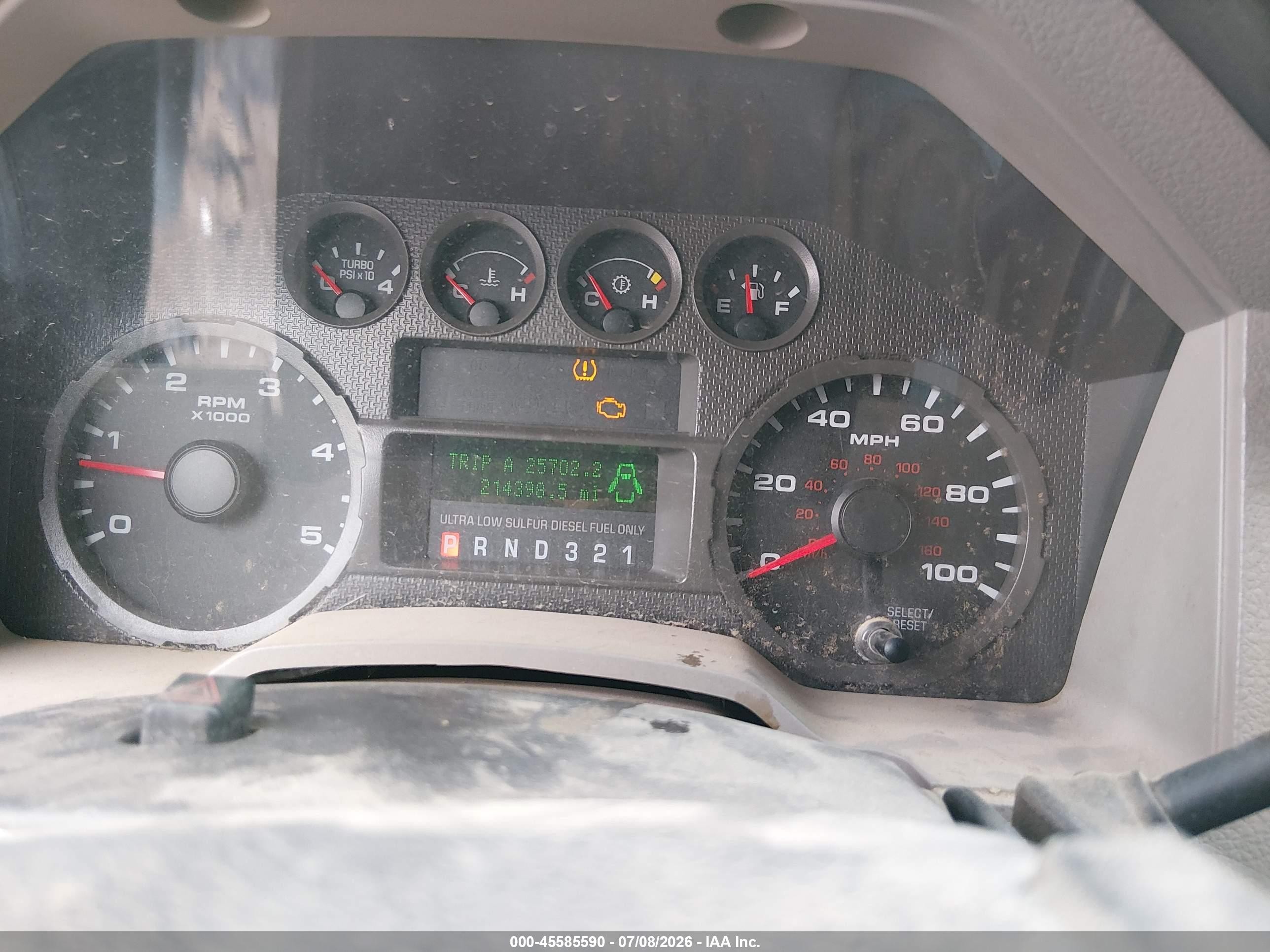 2010 Ford F-250 Cabela's/harley-davidson/king Ranch/lariat/xl/xlt Gold vin: 1FTSW2BR2AEA78458
