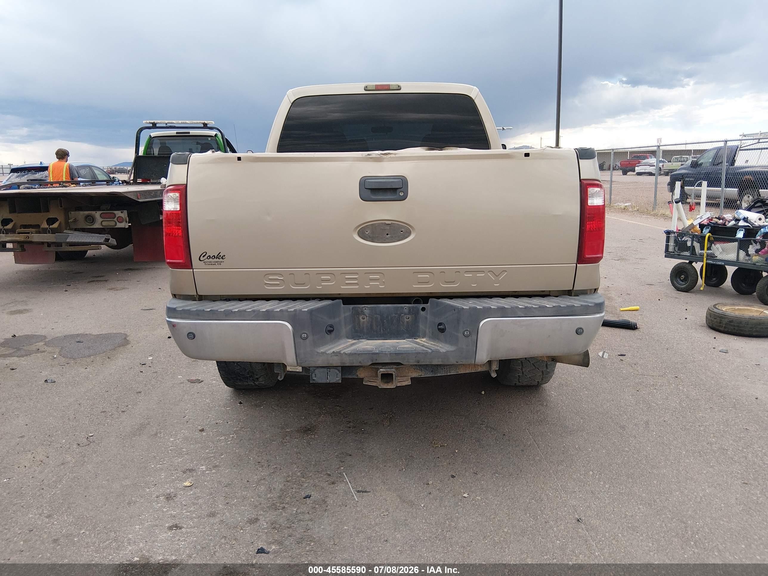 2010 Ford F-250 Cabela's/harley-davidson/king Ranch/lariat/xl/xlt Gold vin: 1FTSW2BR2AEA78458