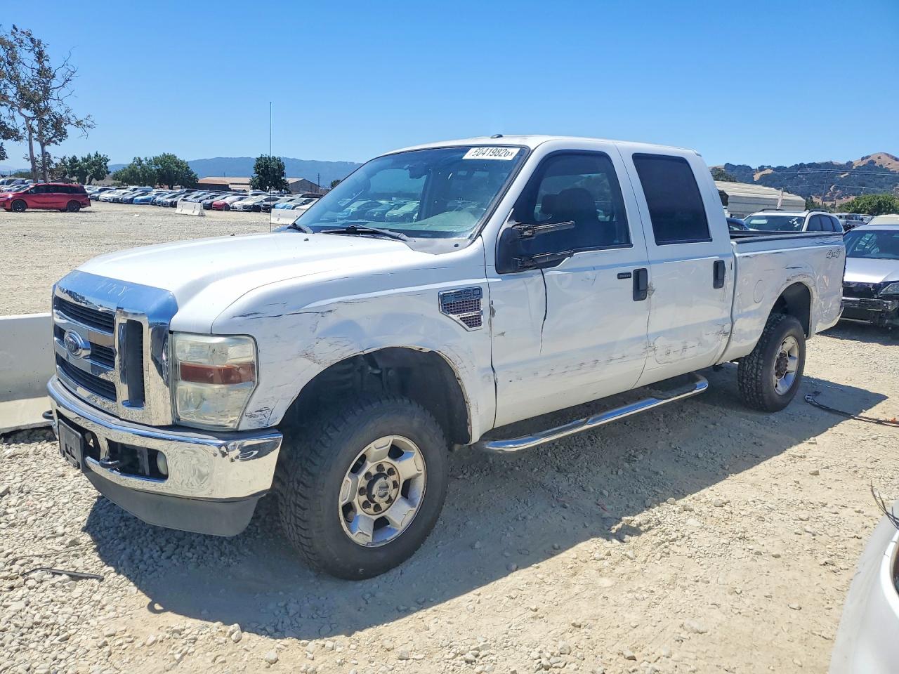 2010 Ford F250 Super Duty White vin: 1FTSW2BR3AEA45663