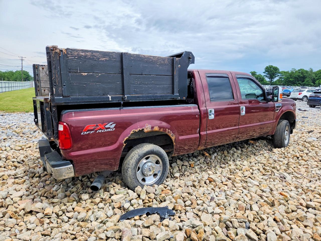 2010 Ford F250 Super Duty Burgundy vin: 1FTSW2BR3AEB08437