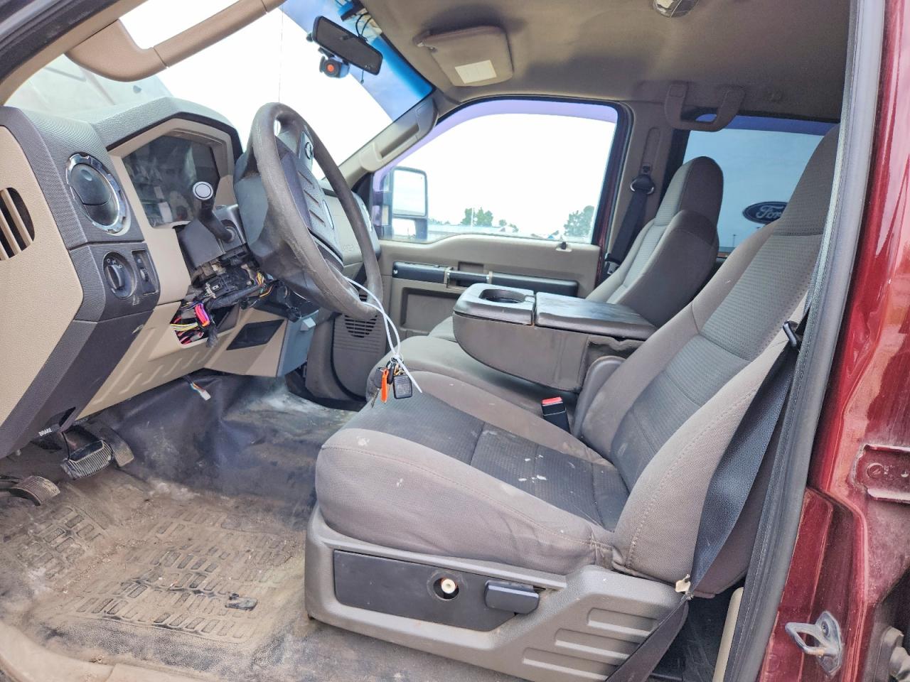 2010 Ford F250 Super Duty Burgundy vin: 1FTSW2BR3AEB08437