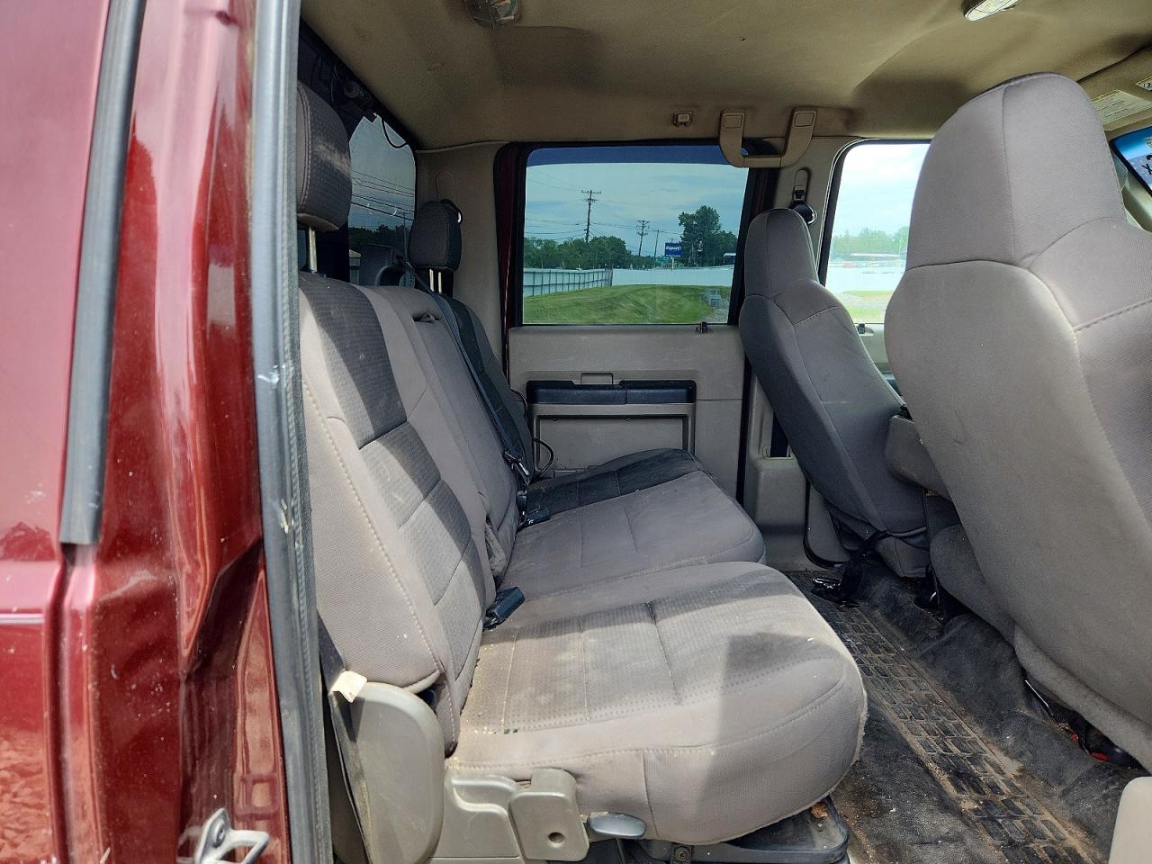 2010 Ford F250 Super Duty Burgundy vin: 1FTSW2BR3AEB08437