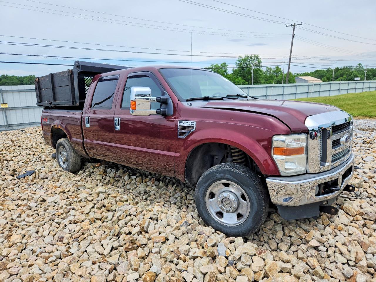 2010 Ford F250 Super Duty Burgundy vin: 1FTSW2BR3AEB08437