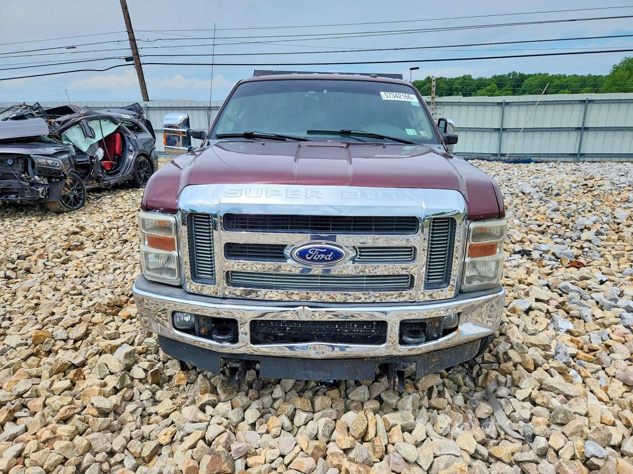 2010 Ford F250 Super Duty Burgundy vin: 1FTSW2BR3AEB08437