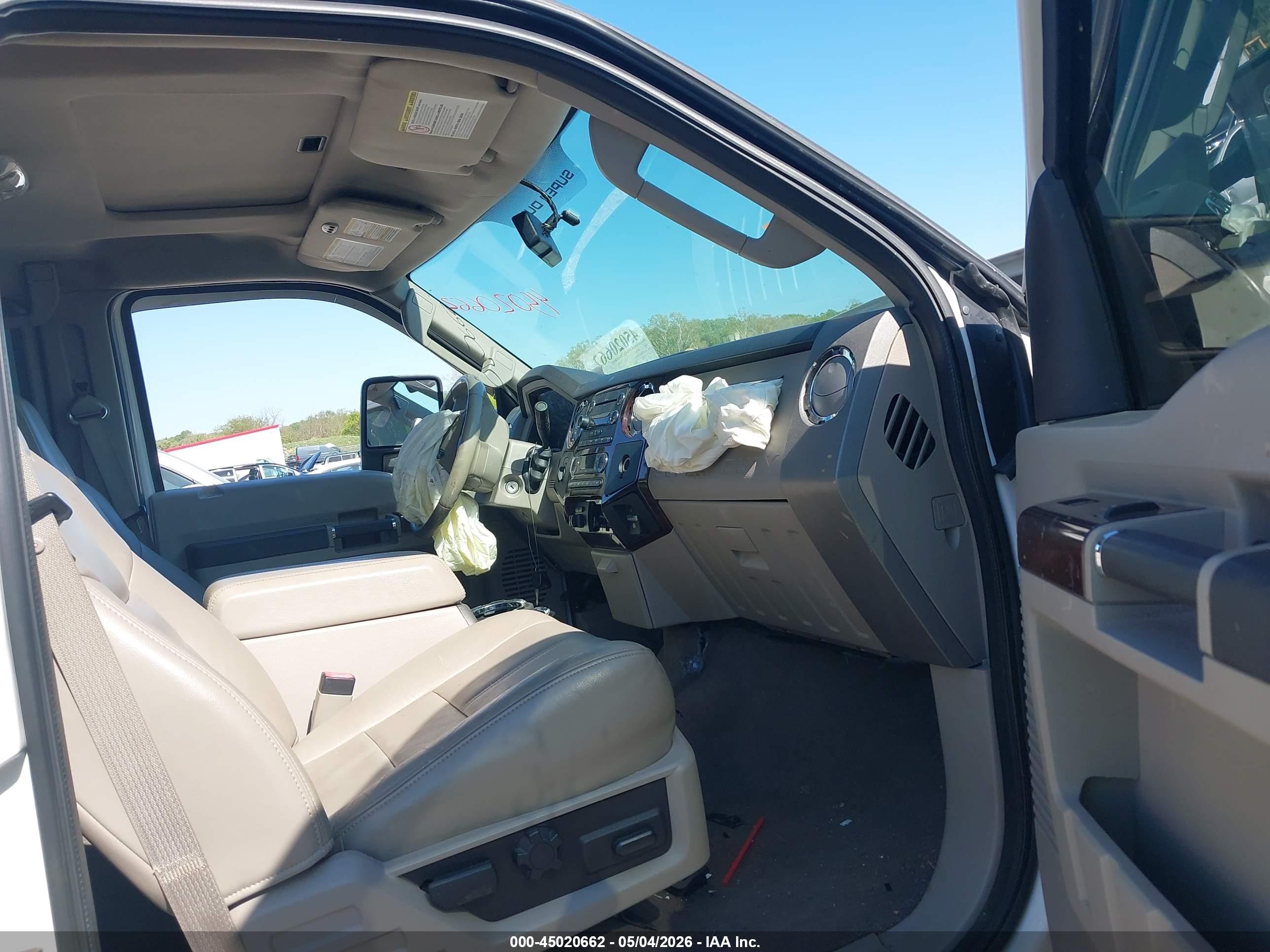 2010 Ford F-250 Cabela's/harley-davidson/king Ranch/lariat/xl/xlt White vin: 1FTSW2BR4AEA67493