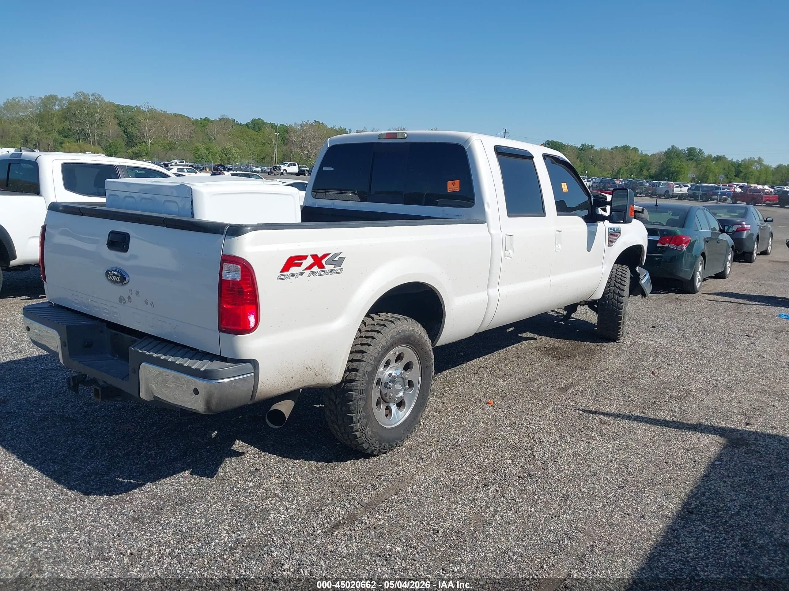 2010 Ford F-250 Cabela's/harley-davidson/king Ranch/lariat/xl/xlt White vin: 1FTSW2BR4AEA67493