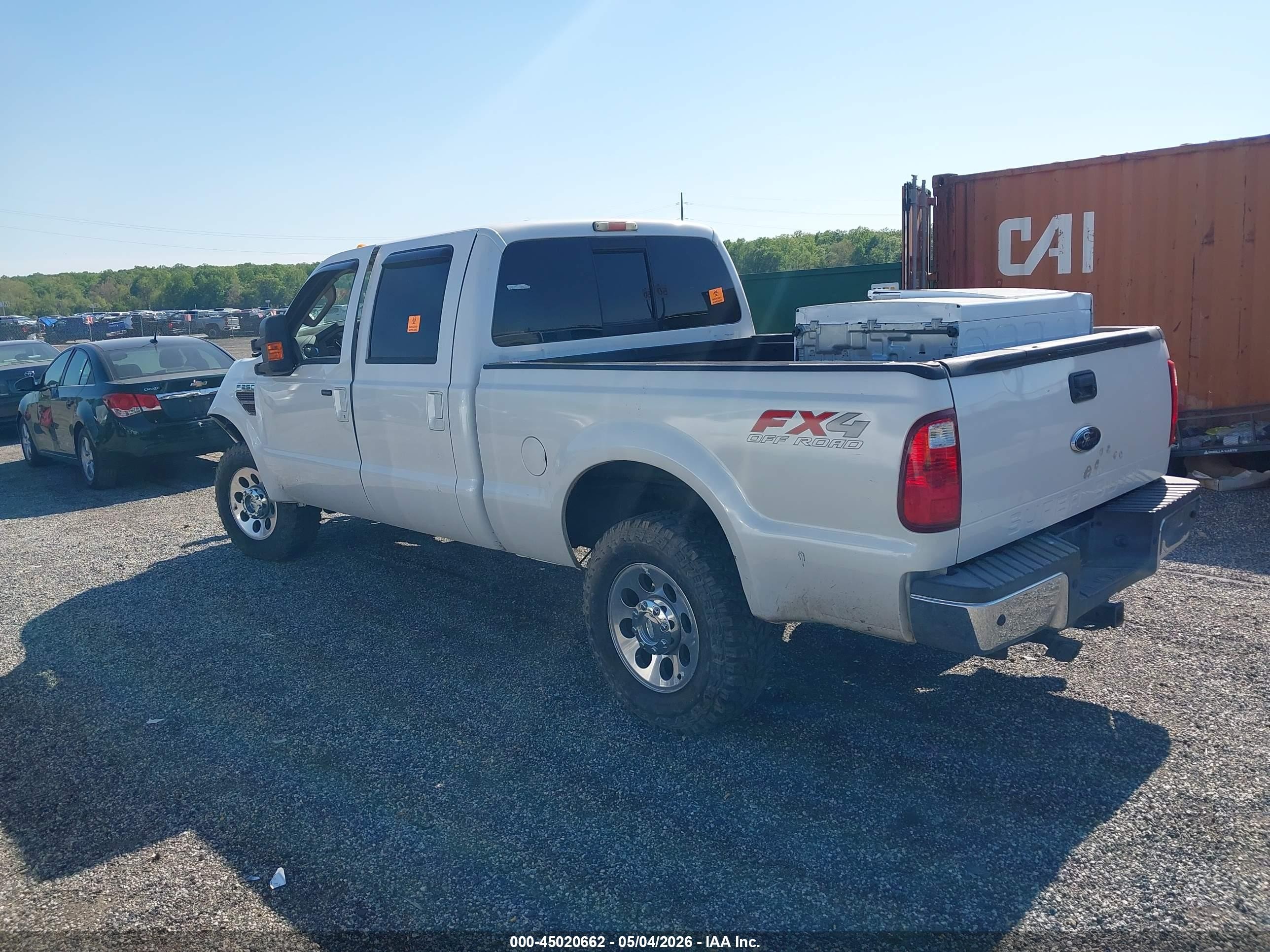 2010 Ford F-250 Cabela's/harley-davidson/king Ranch/lariat/xl/xlt White vin: 1FTSW2BR4AEA67493