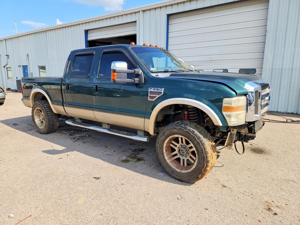 2010 Ford F250 Super Duty Зеленый vin: 1FTSW2BR6AEA78141