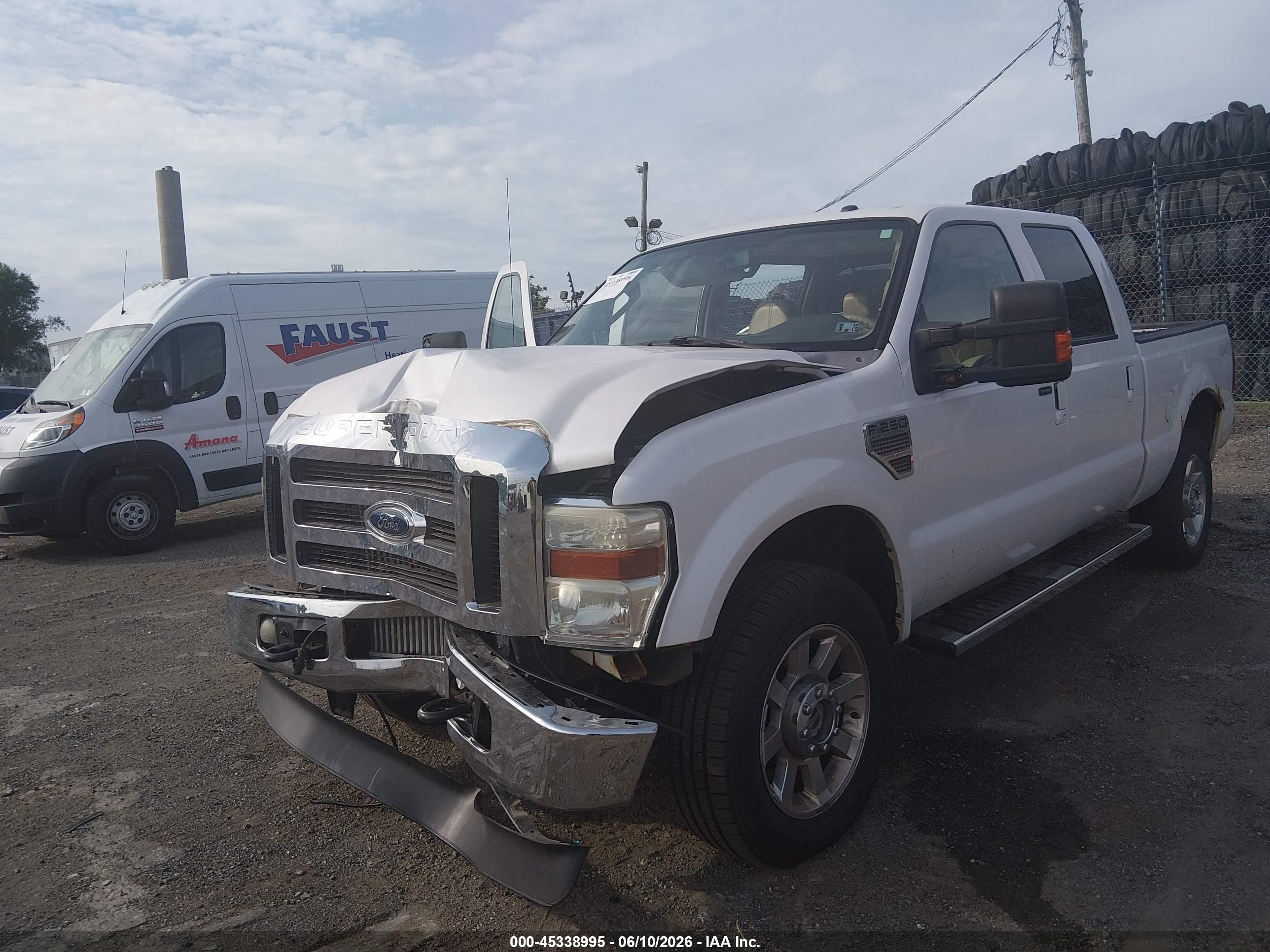 2010 Ford Super Duty F-250 Srw Cabelas/harley-davidson/king Ranch/lariat/xl/xlt White vin: 1FTSW2BR6AEB07024