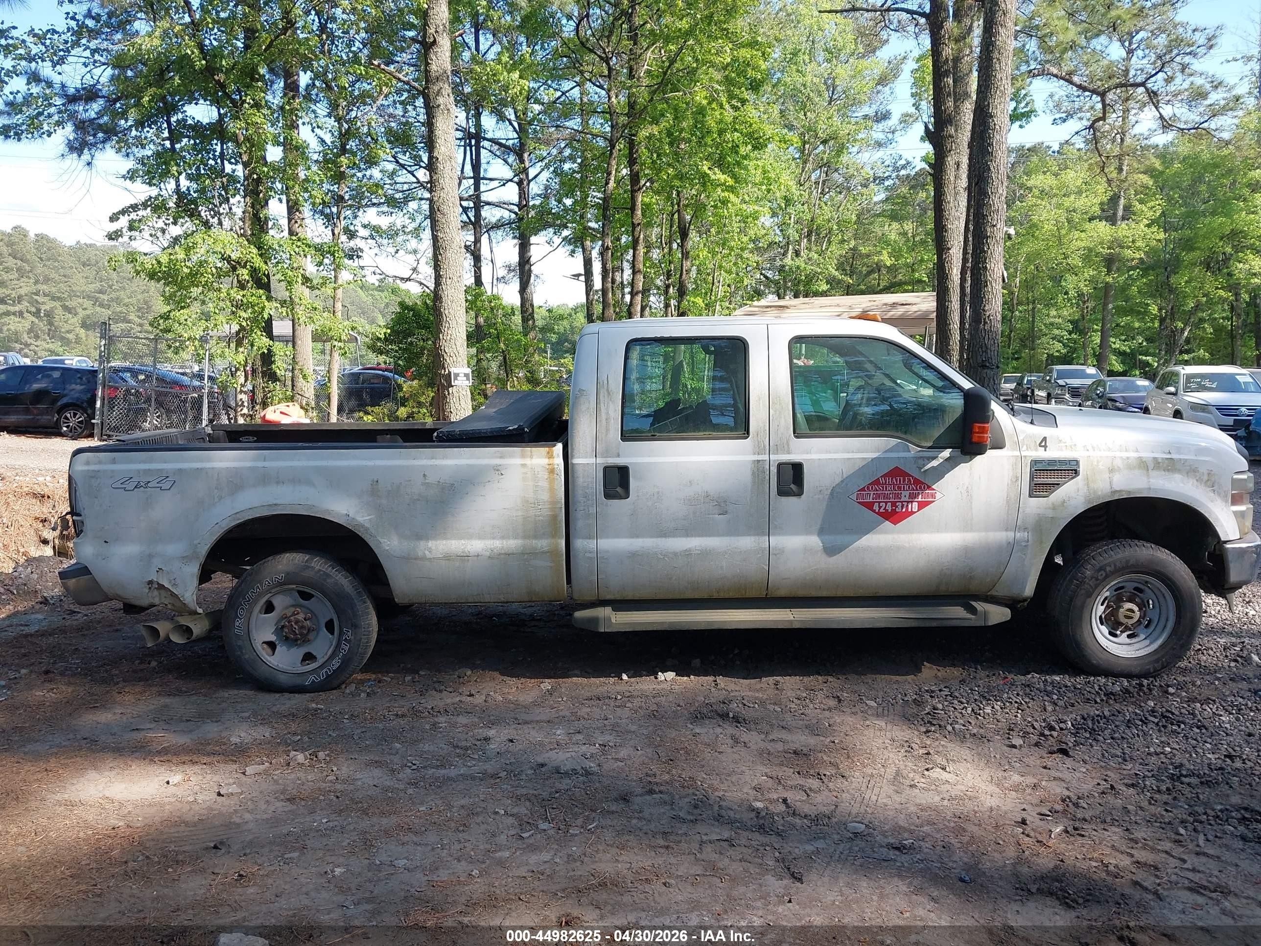 2010 Ford F-250 Xl White vin: 1FTSW2BR6AEB32036