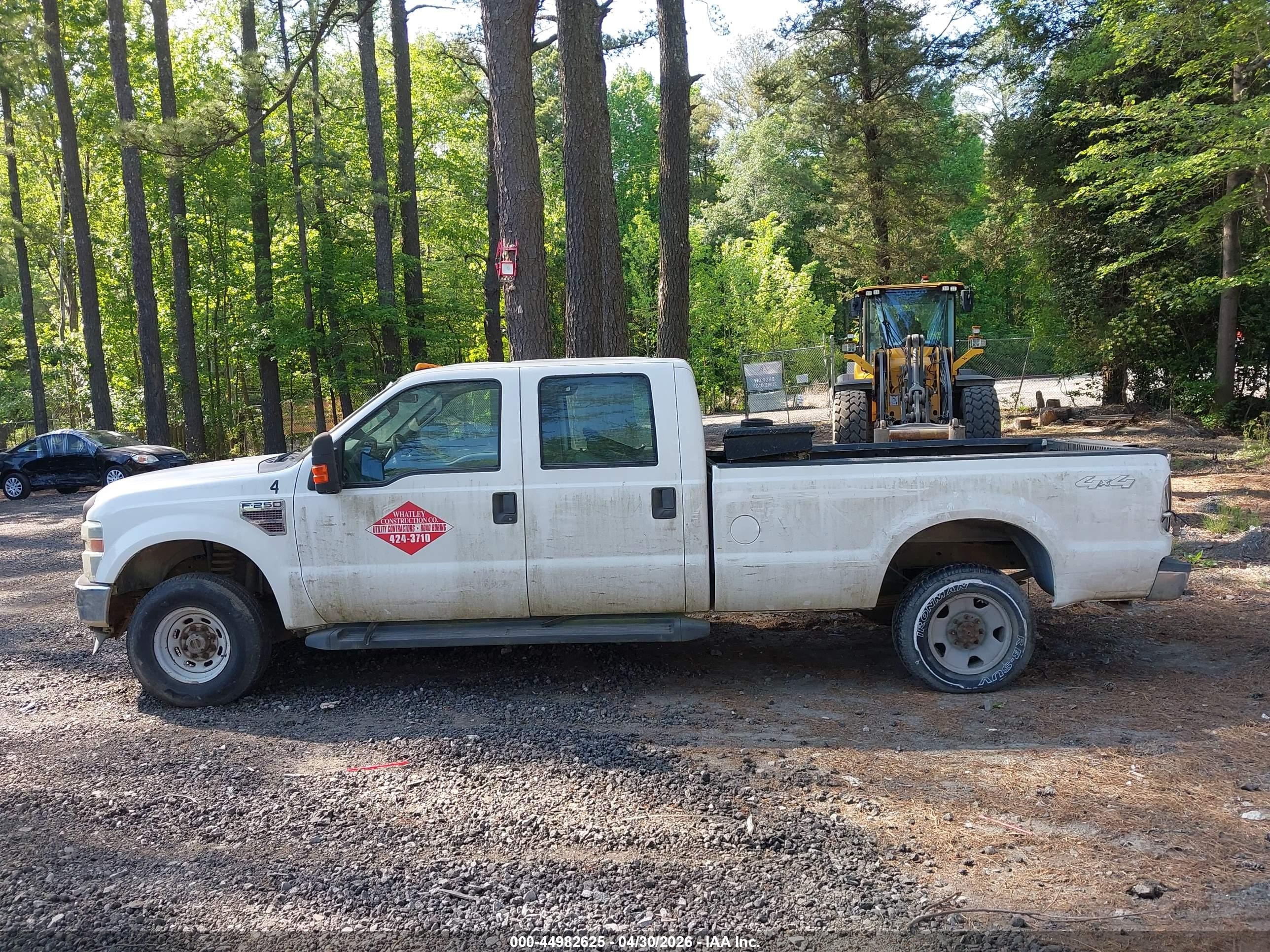 2010 Ford F-250 Xl White vin: 1FTSW2BR6AEB32036