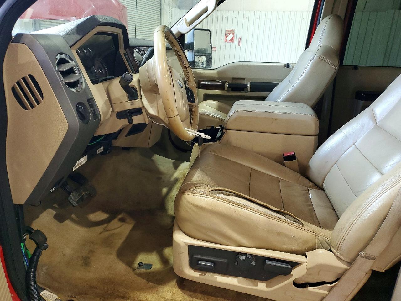 2010 Ford F250 Super Duty Red vin: 1FTSW2BR7AEA09216