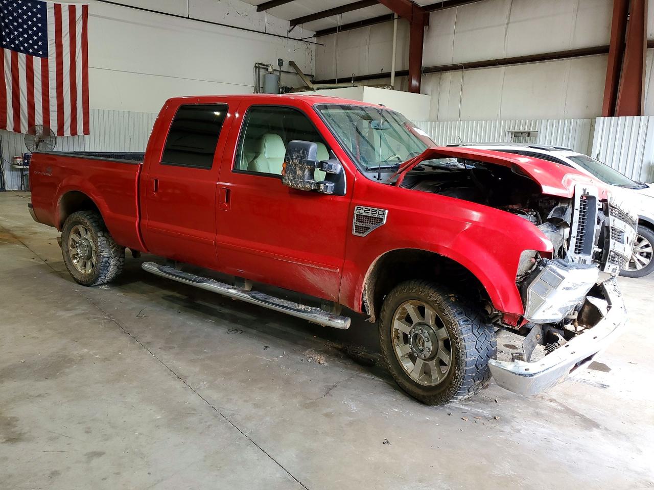2010 Ford F250 Super Duty Red vin: 1FTSW2BR7AEA09216
