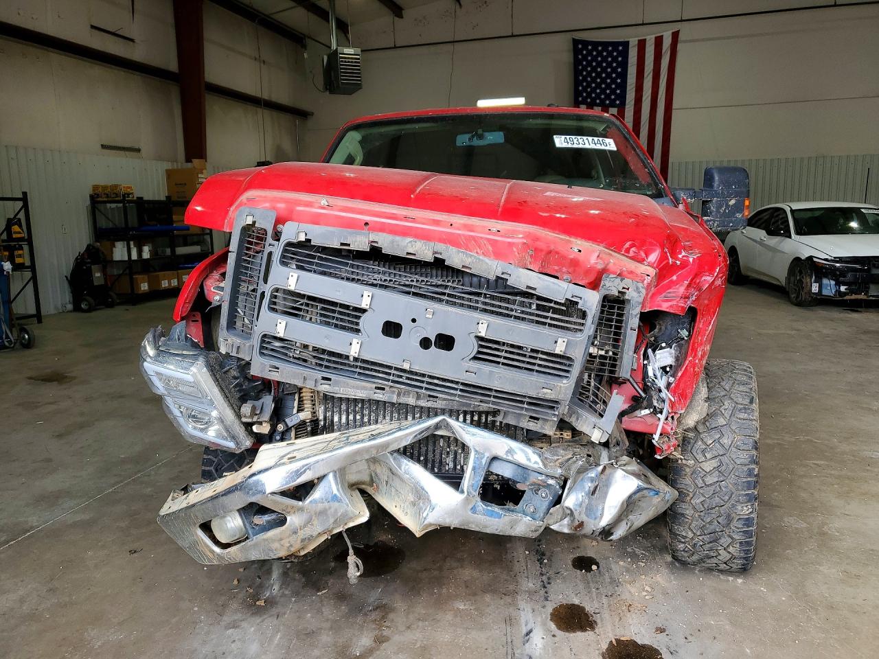 2010 Ford F250 Super Duty Red vin: 1FTSW2BR7AEA09216