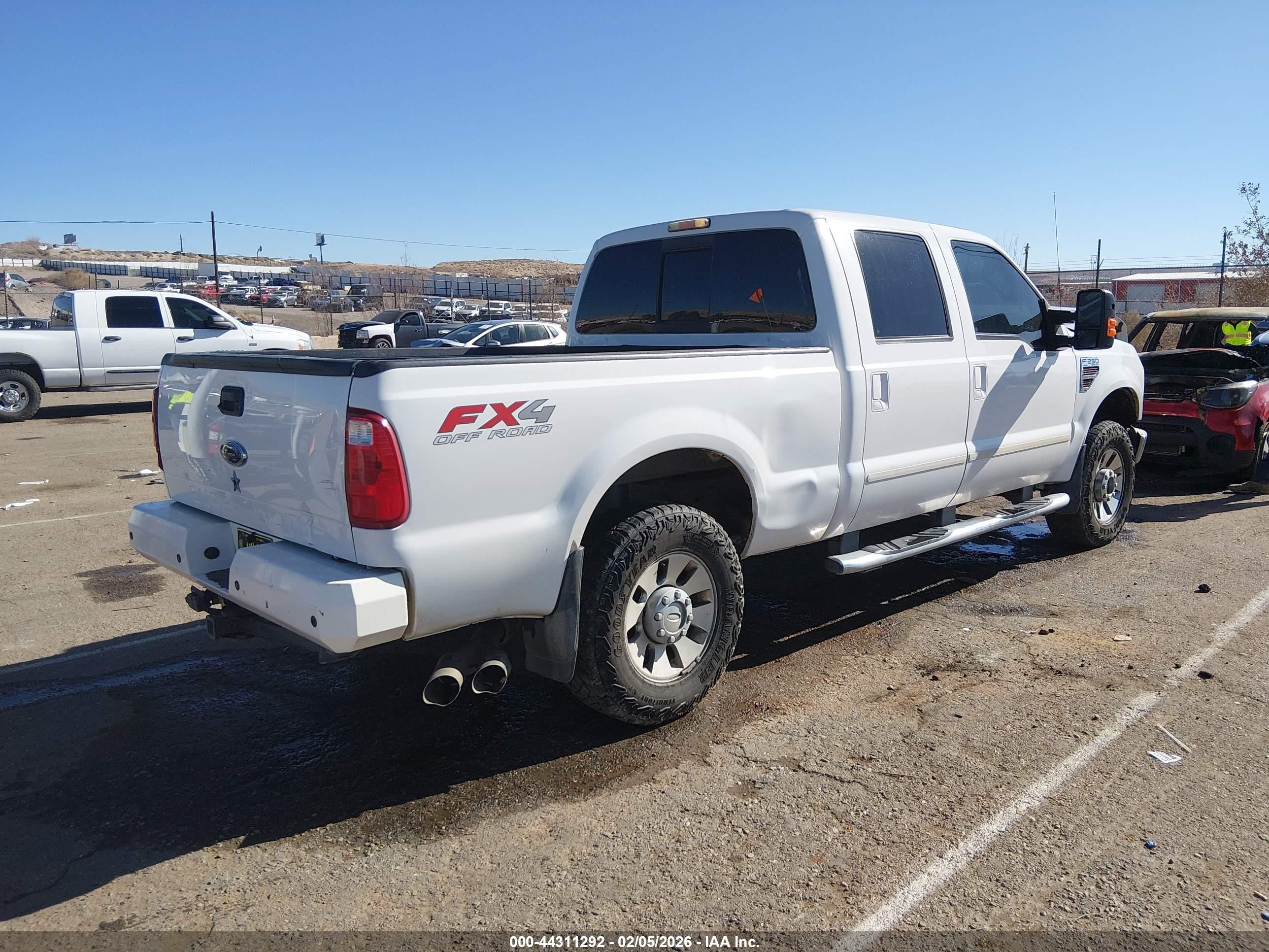 2010 Ford F-250 Cabela's/harley-davidson/king Ranch/lariat/xl/xlt White vin: 1FTSW2BR8AEA47103