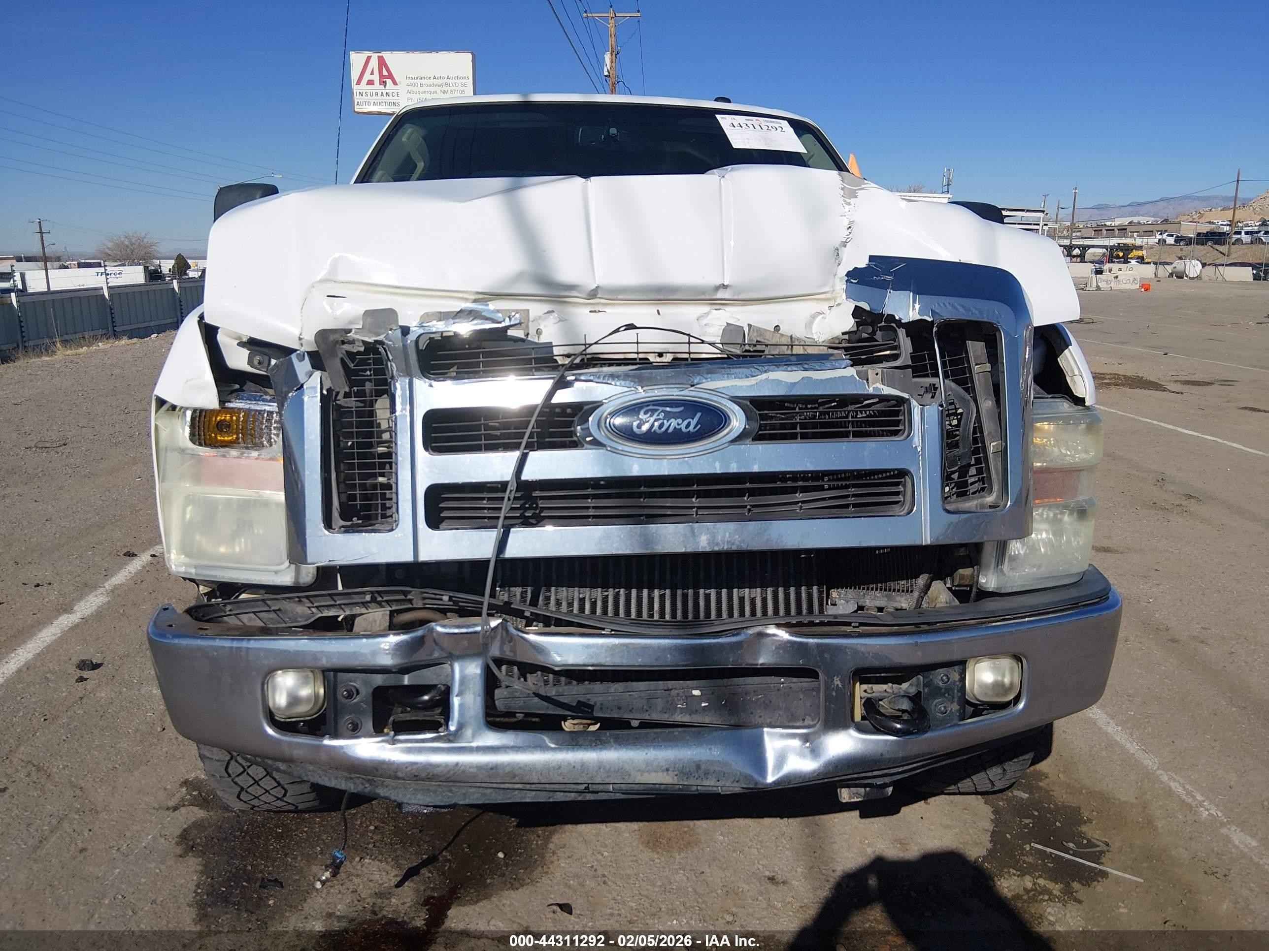2010 Ford F-250 Cabela's/harley-davidson/king Ranch/lariat/xl/xlt White vin: 1FTSW2BR8AEA47103