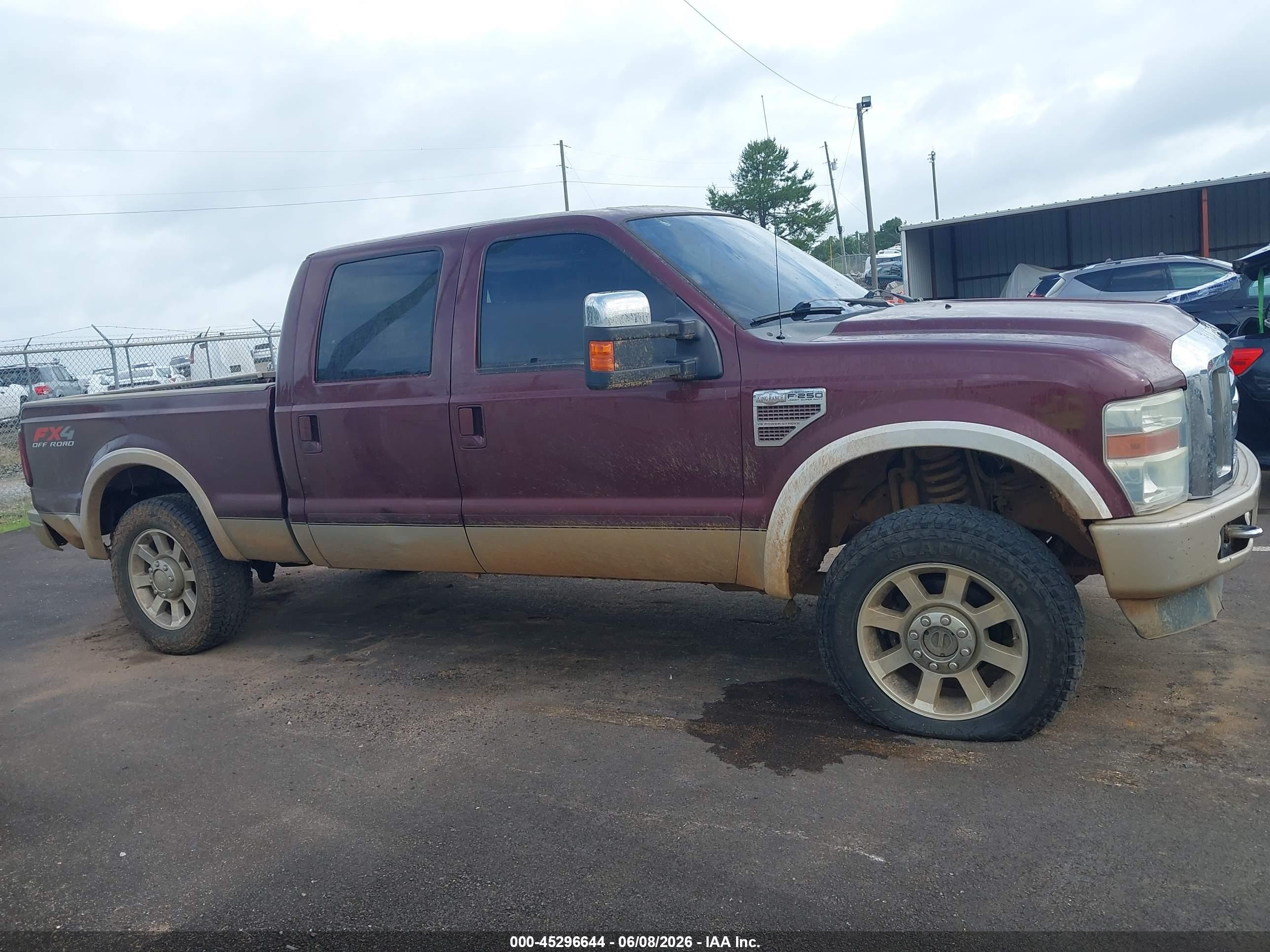 2010 Ford F-250 Cabela's/harley-davidson/king Ranch/lariat/xl/xlt Maroon vin: 1FTSW2BR9AEB31852