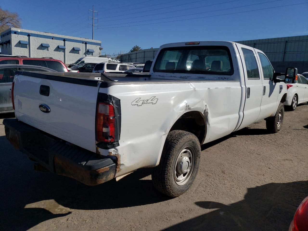 2010 Ford F250 Super Duty White vin: 1FTSW2BY1AEA55440