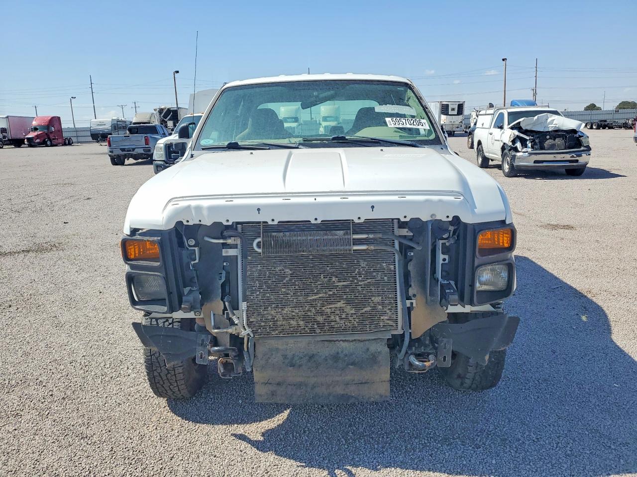 2010 Ford F250 Super Duty White vin: 1FTSW2BY1AEA55440